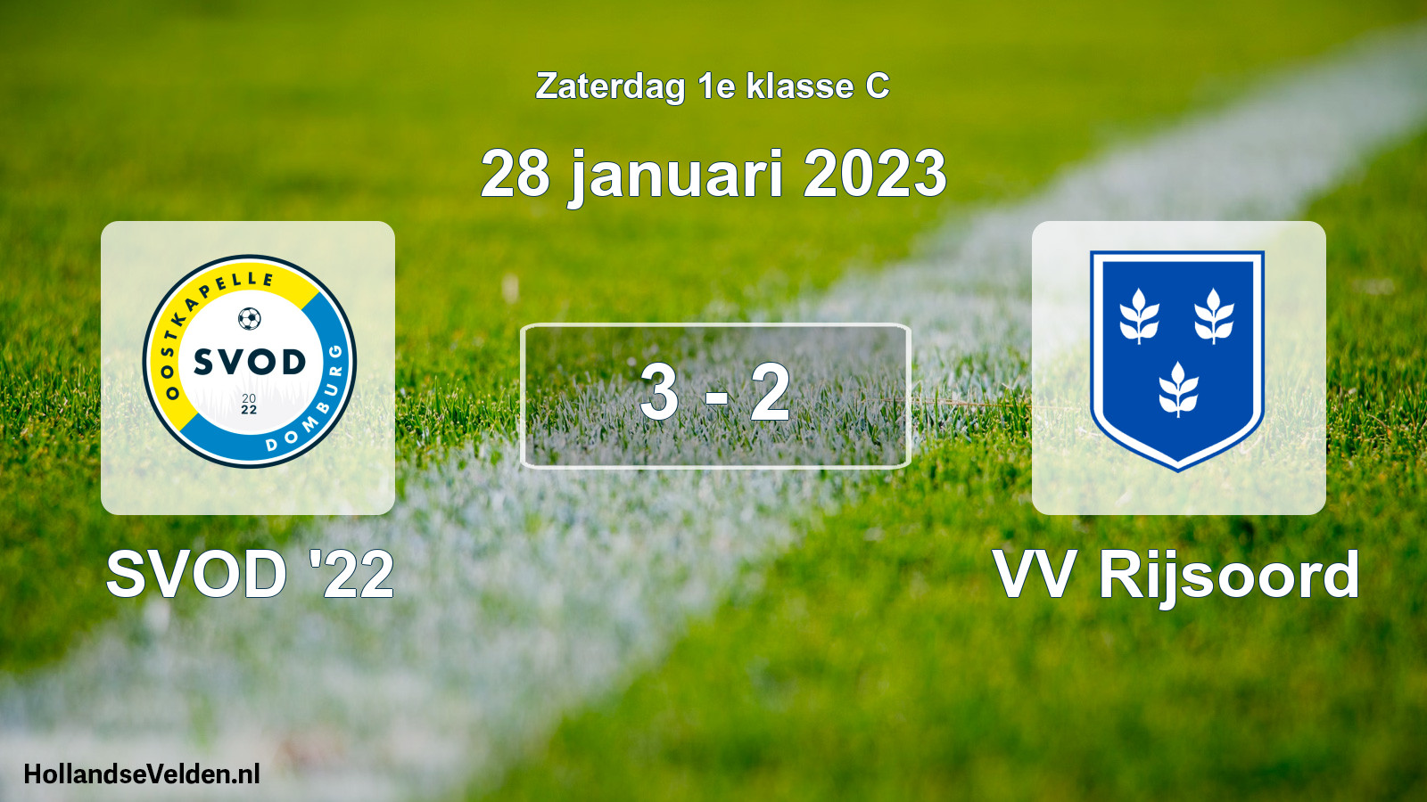 Total number of matches played: SVOD '22 - VV Rijsoord 3 - 2 (28 January 2023)