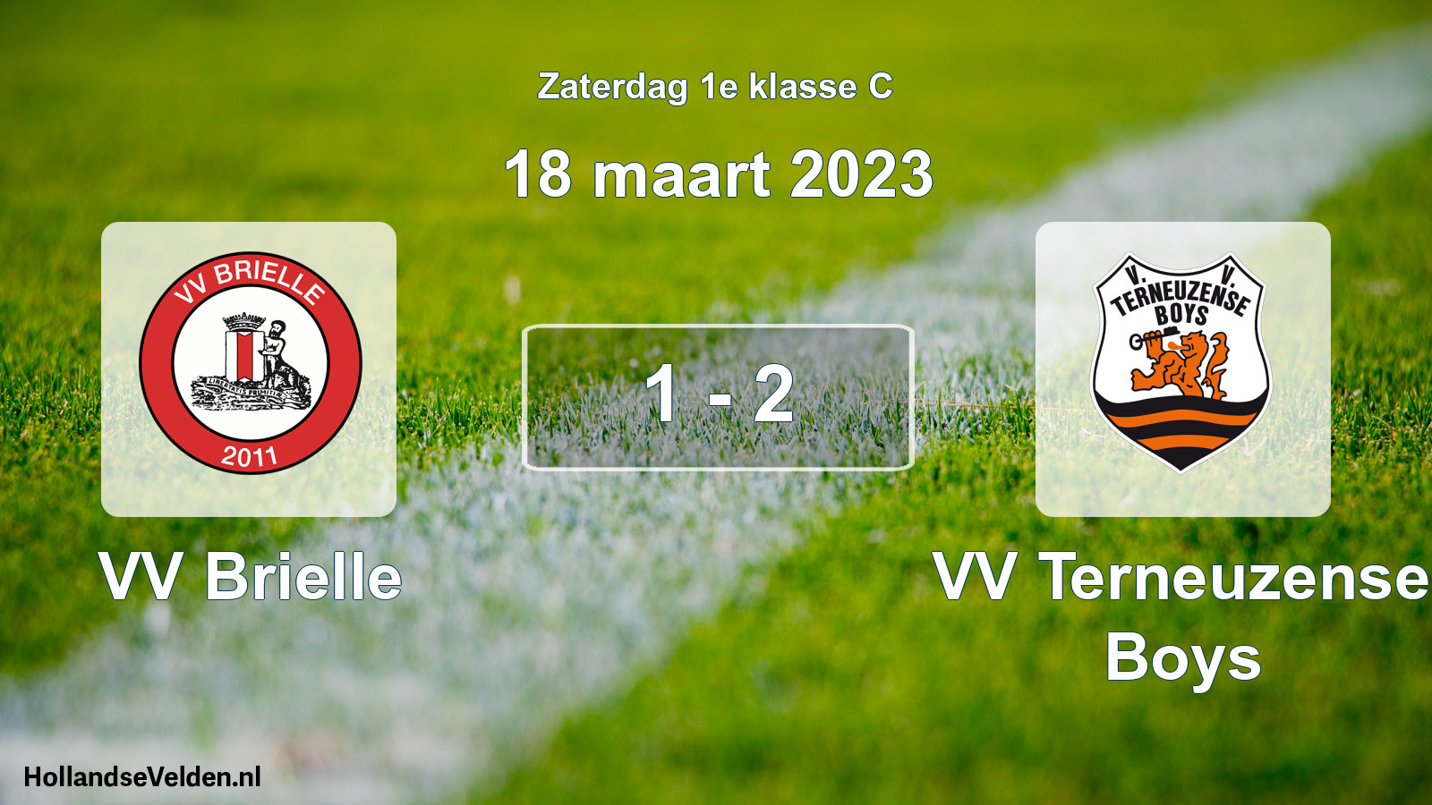 Total number of matches played: VV Brielle - VV Terneuzense Boys 1 - 2 (18 March 2023)