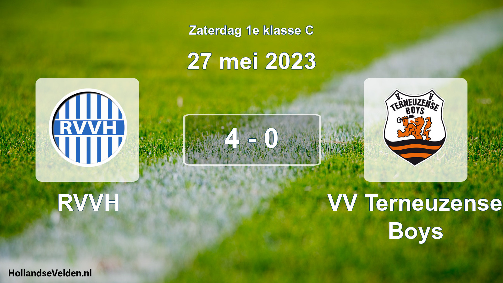 Total number of matches played: RVVH - VV Terneuzense Boys 4 - 0 (27 May 2023)