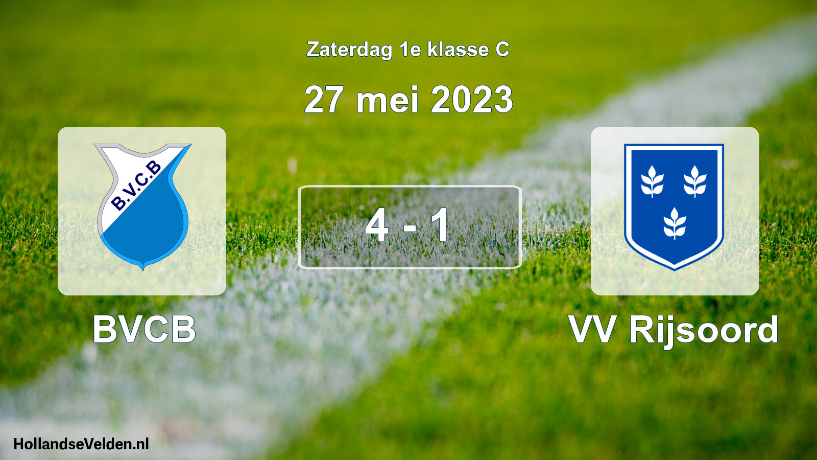 Total number of matches played: BVCB - VV Rijsoord 4 - 1 (27 May 2023)