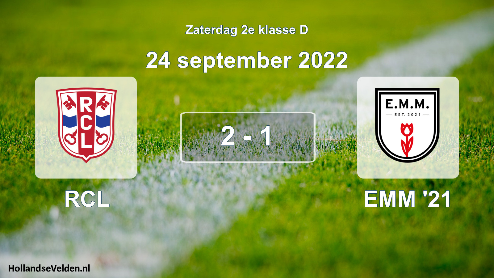 Total number of matches played: RCL - EMM '21 2 - 1 (24 September 2022)