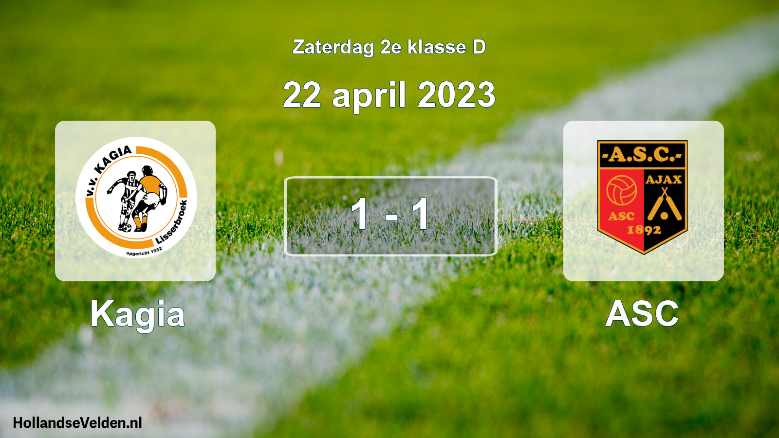 Total number of matches played: Kagia - ASC 1 - 1 (22 April 2023)
