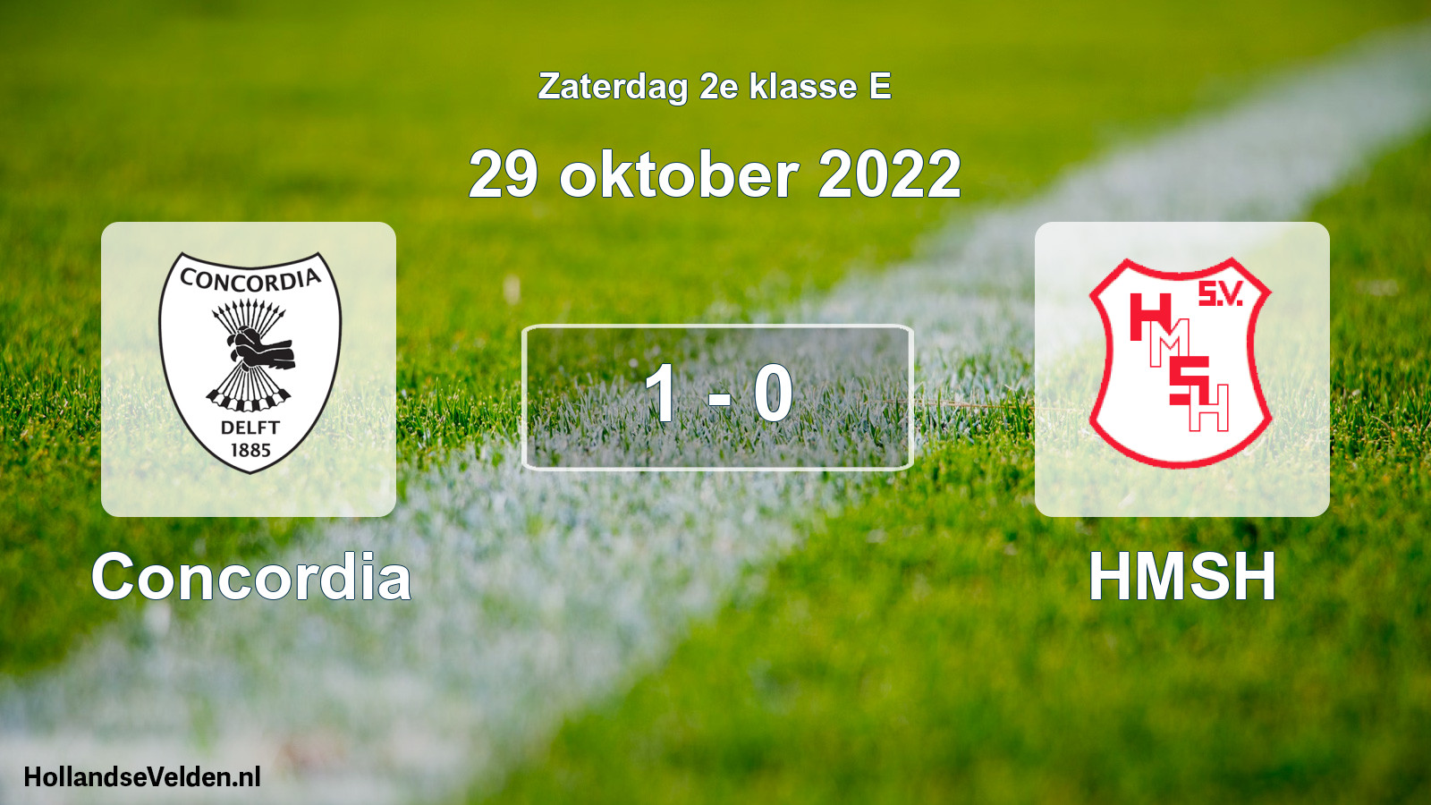 Total number of matches played: Concordia - HMSH 1 - 0 (29 October 2022)
