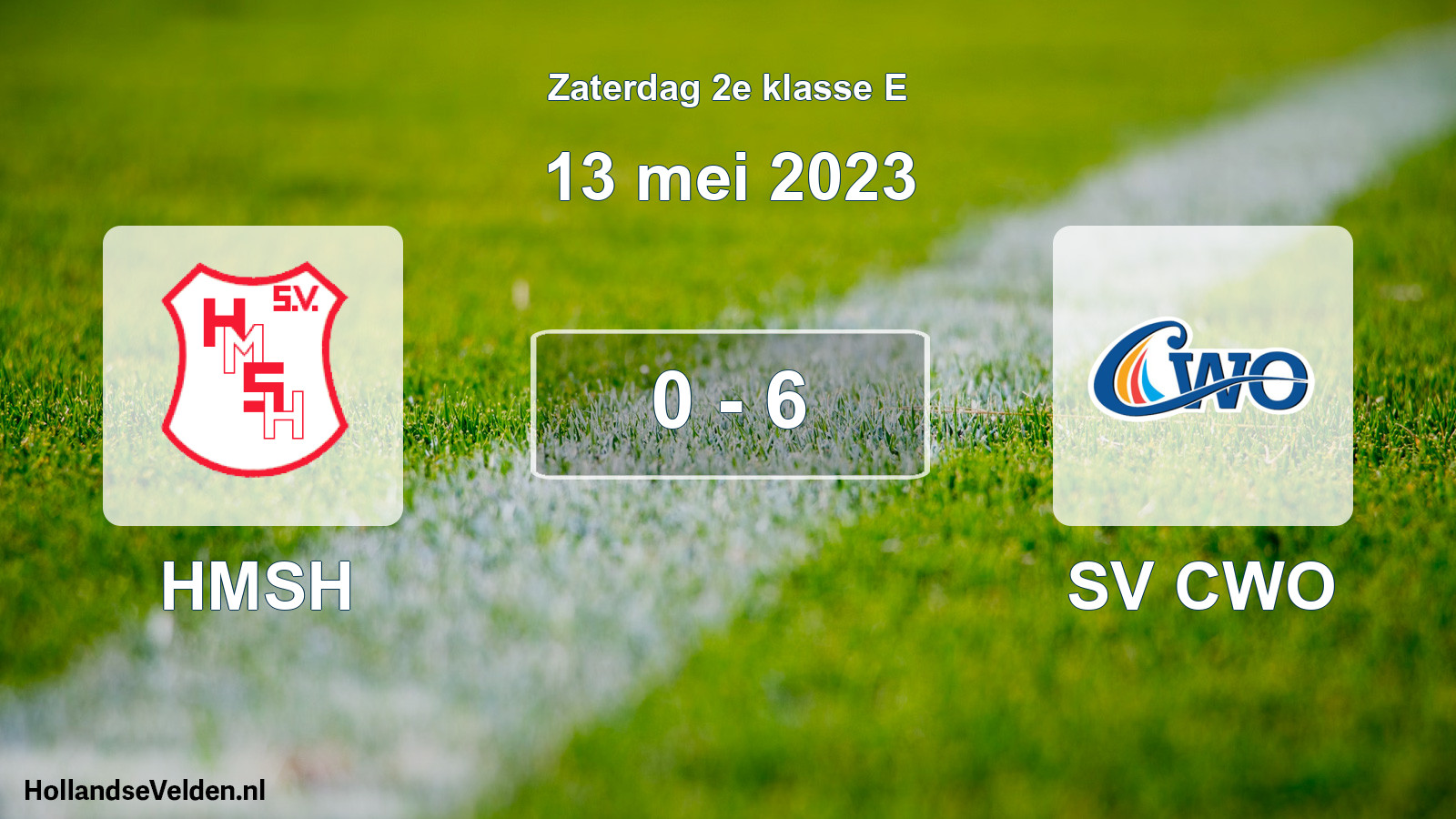 Total number of matches played: HMSH - SV CWO 0 - 6 (13 May 2023)