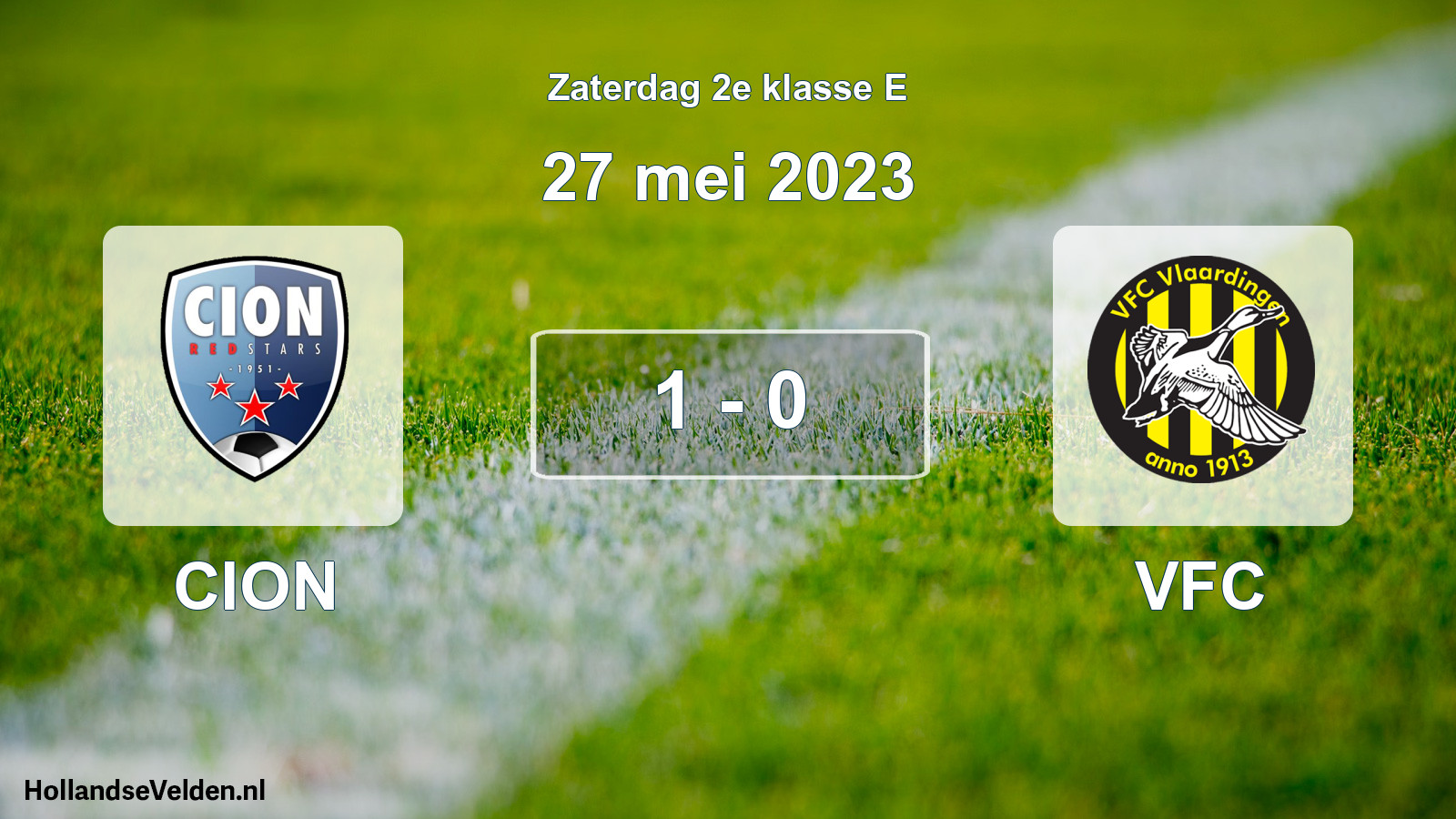 Total number of matches played: CION - VFC 1 - 0 (27 May 2023)