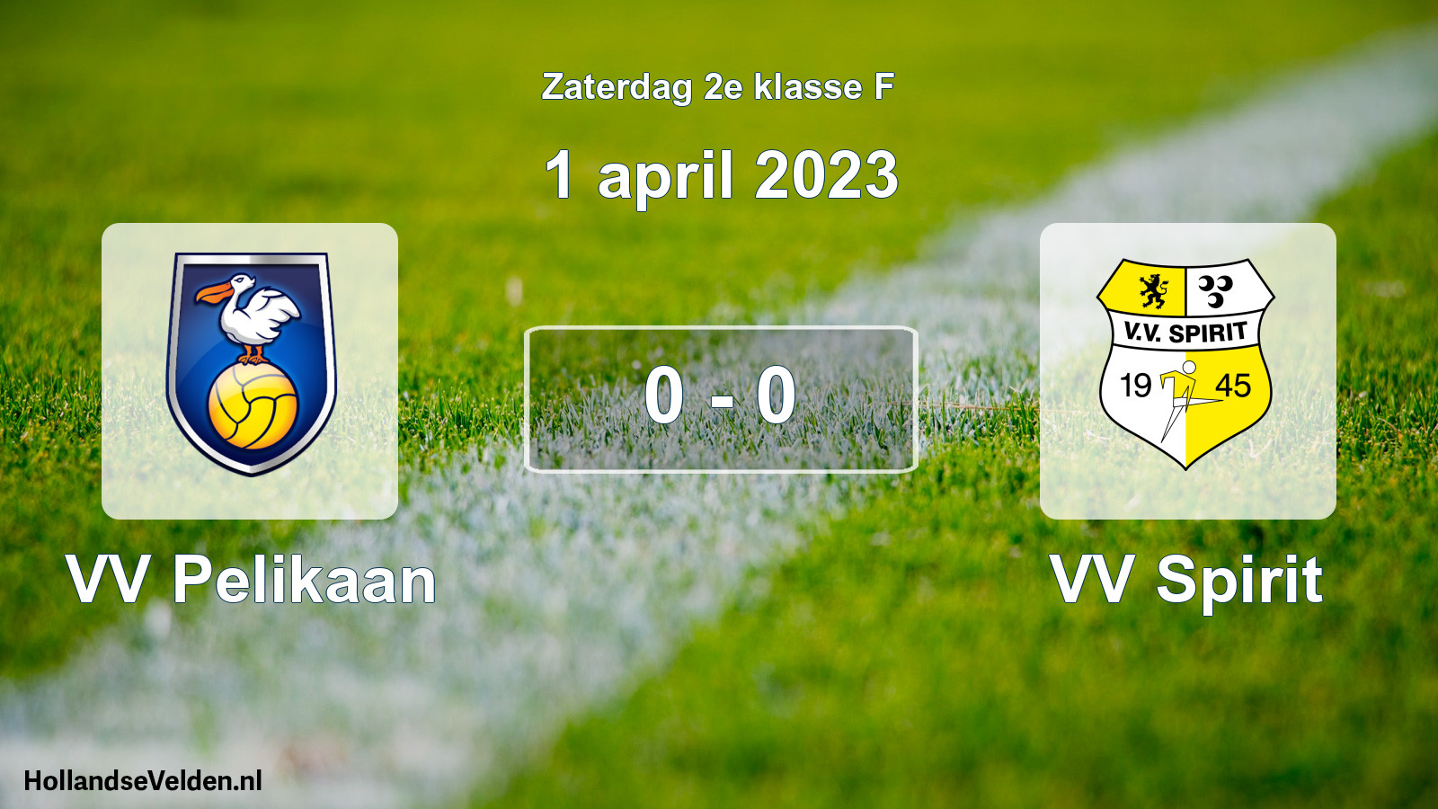 Total number of matches played: VV Pelikaan - VV Spirit 0 - 0 (1 April 2023)