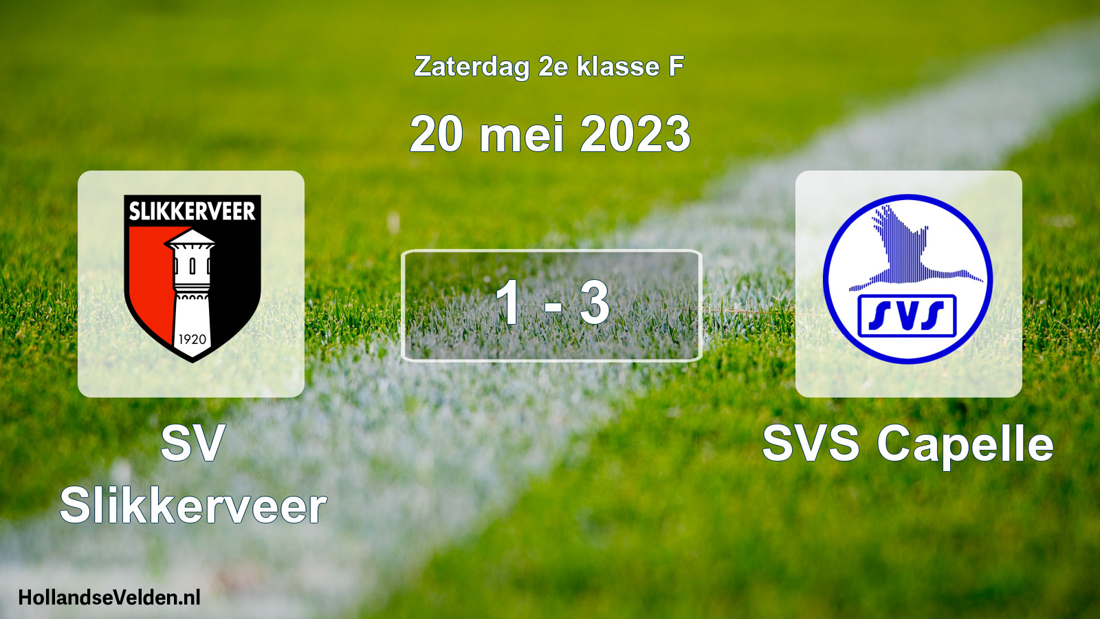 Total number of matches played: SV Slikkerveer - SVS Capelle 1 - 3 (20 May 2023)