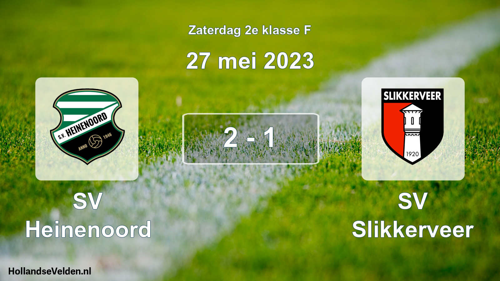 Total number of matches played: SV Heinenoord - SV Slikkerveer 2 - 1 (27 May 2023)