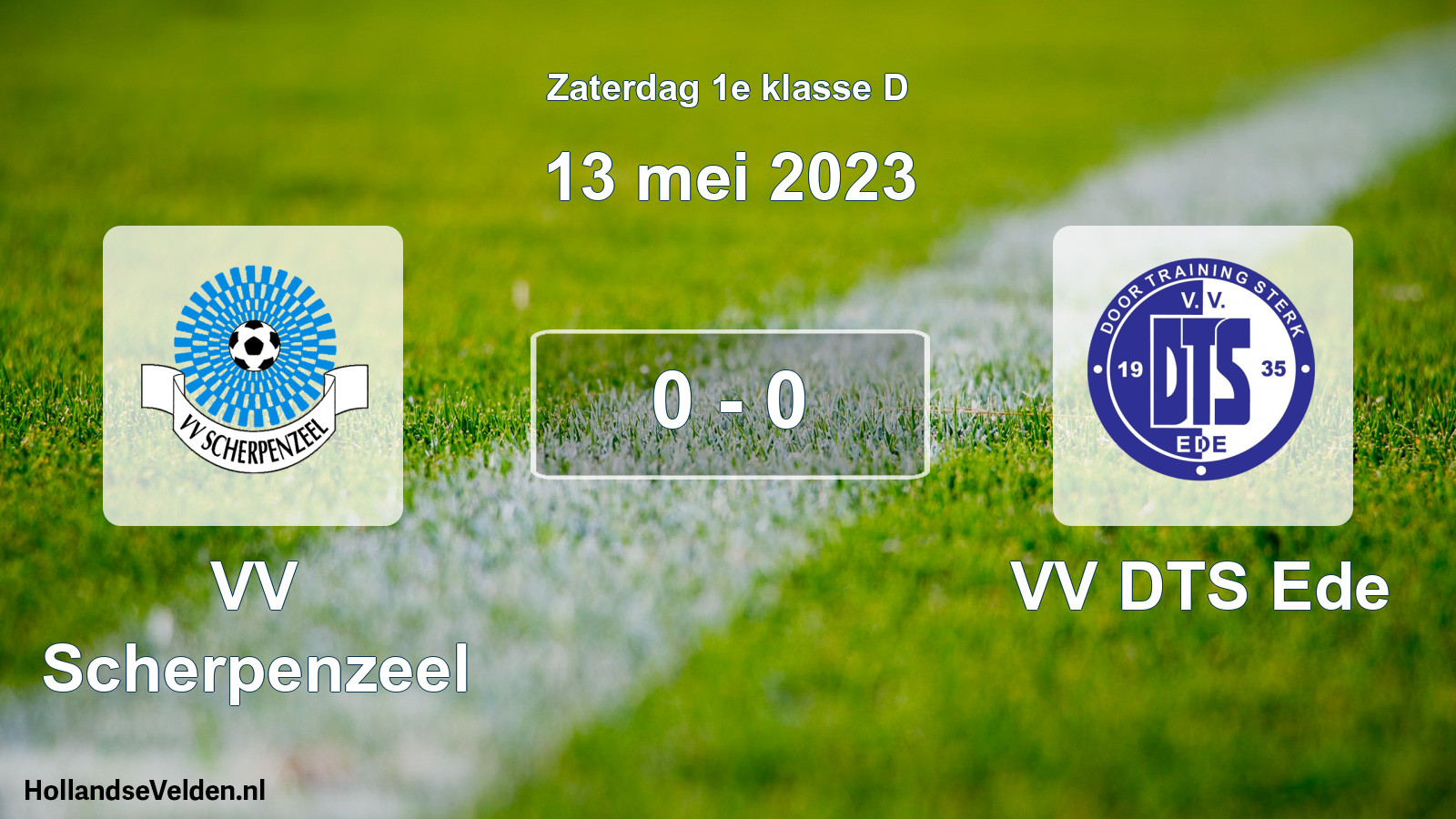 Total number of matches played: VV Scherpenzeel - VV DTS Ede 0 - 0 (13 May 2023)