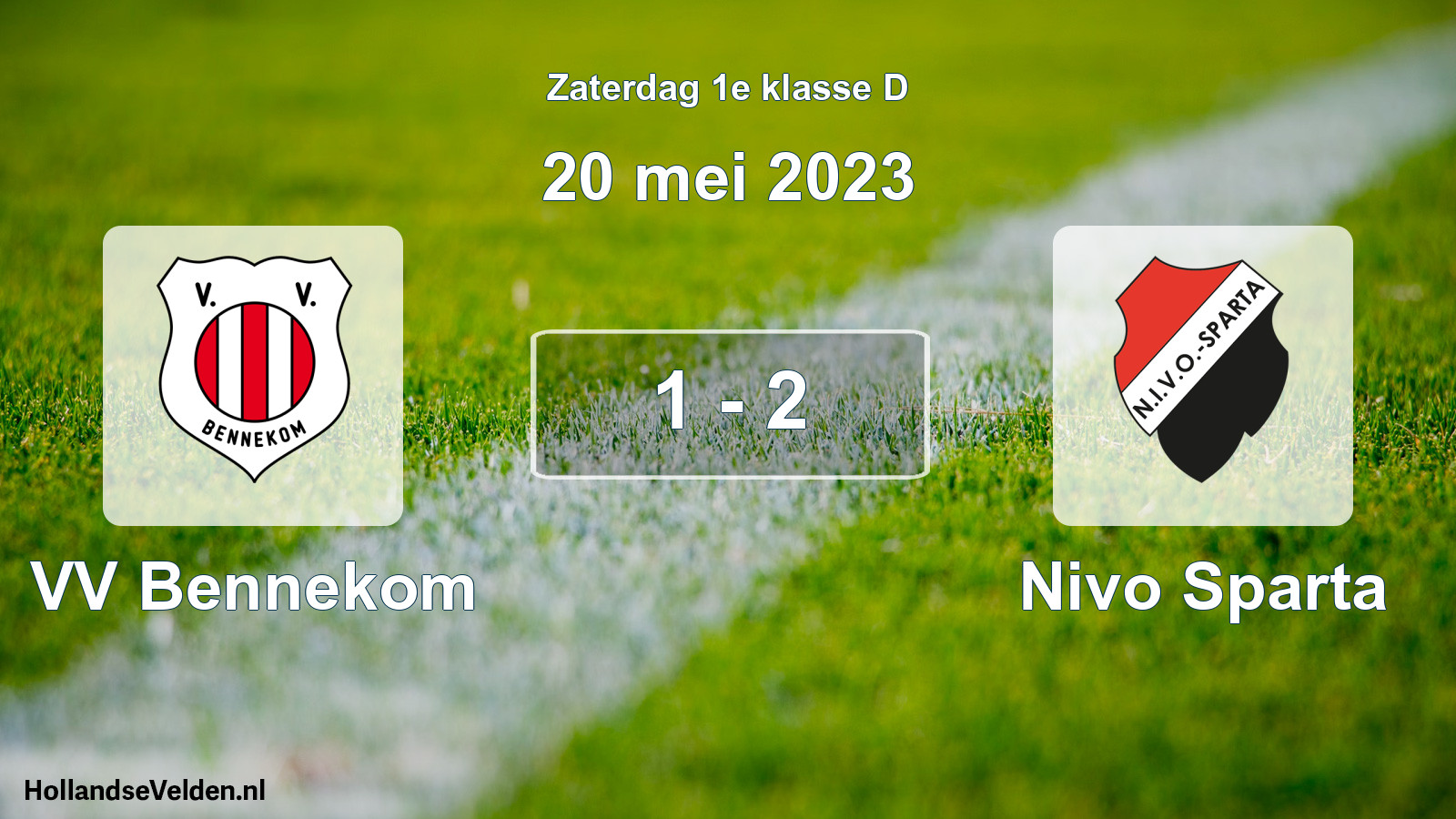 Total number of matches played: VV Bennekom - Nivo Sparta 1 - 2 (20 May 2023)