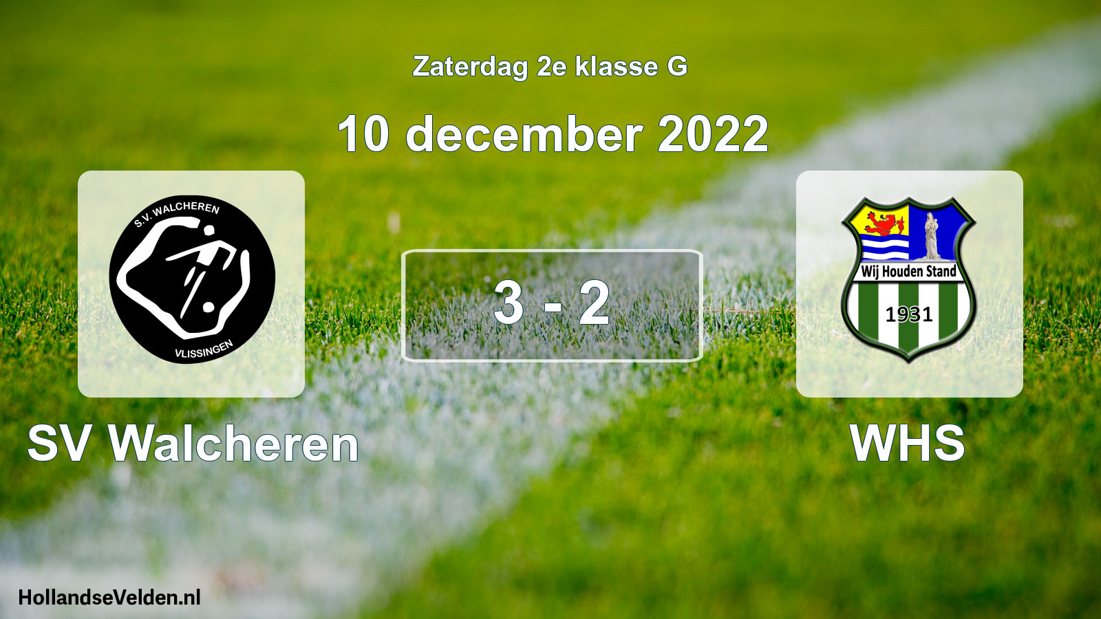 Total number of matches played: SV Walcheren - WHS 3 - 2 (10 December 2022)