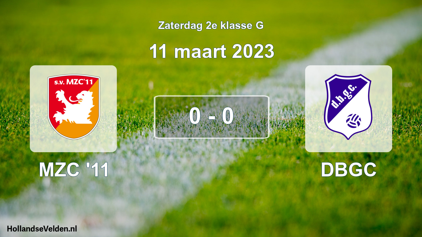 Total number of matches played: MZC '11 - DBGC 0 - 0 (11 March 2023)