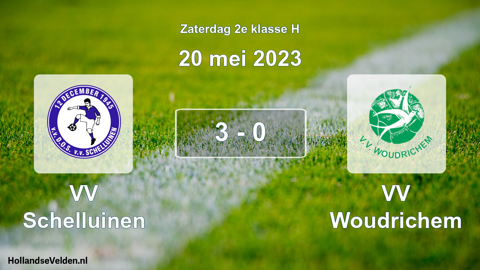 Total number of matches played: VV Schelluinen - VV Woudrichem 3 - 0 (20 May 2023)