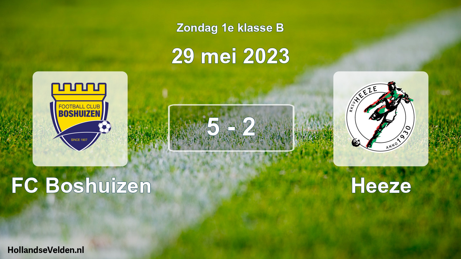 Total number of matches played: FC Boshuizen - Heeze 5 - 2 (29 May 2023)