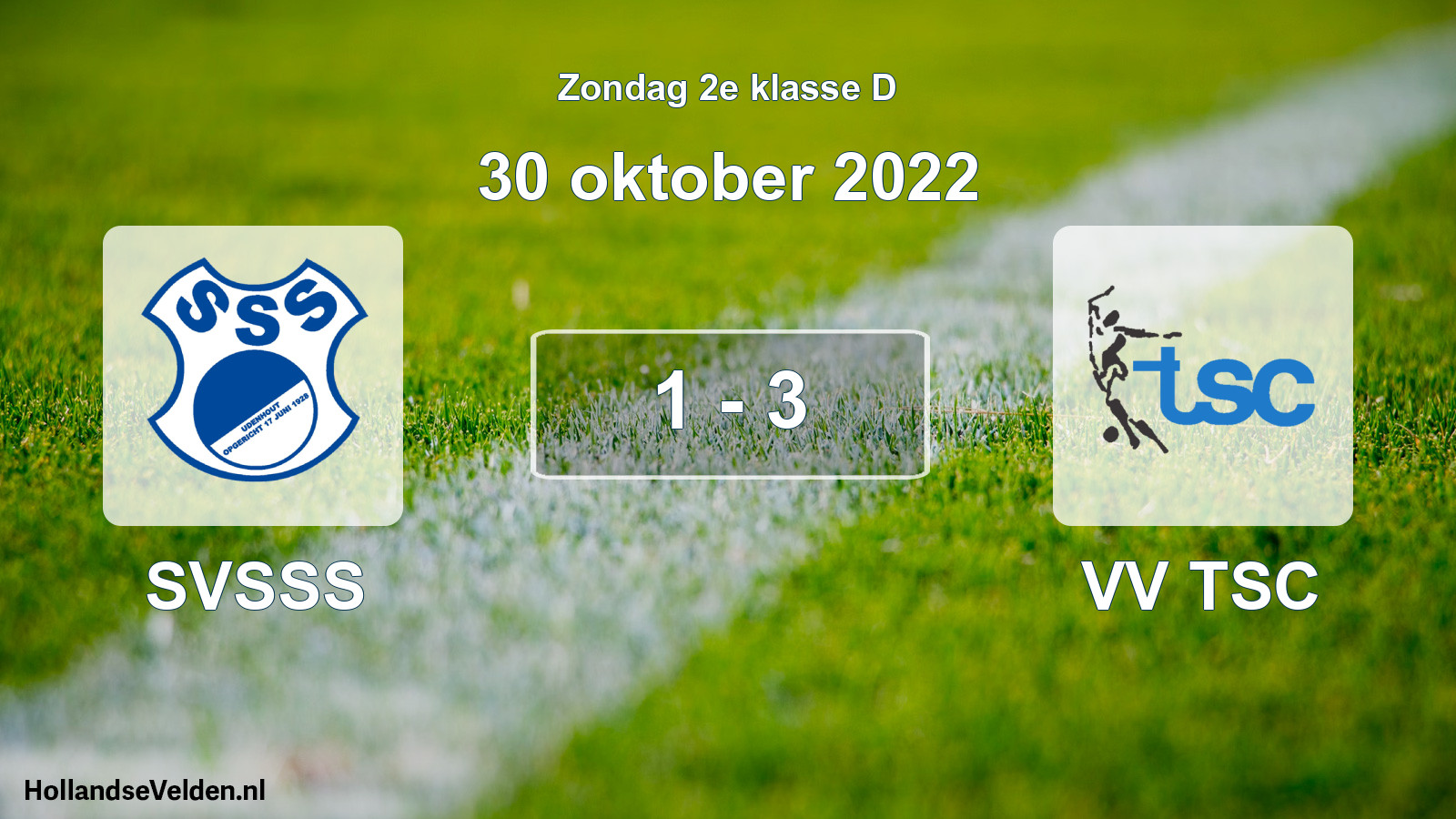 Total number of matches played: SVSSS - VV TSC 1 - 3 (30 October 2022)