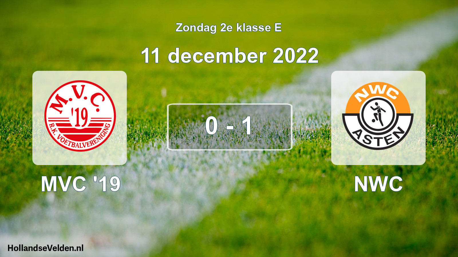 Total number of matches played: MVC '19 - NWC 0 - 1 (11 December 2022)