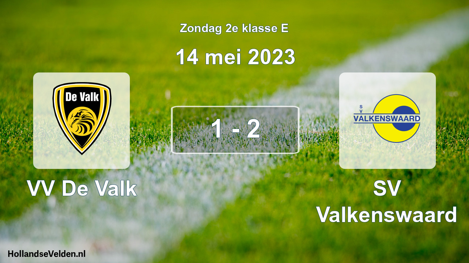 Total number of matches played: VV De Valk - SV Valkenswaard 1 - 2 (14 May 2023)