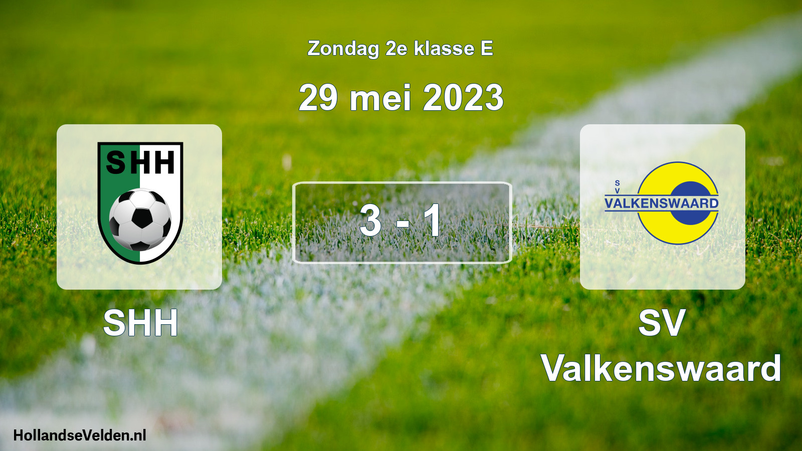 Total number of matches played: SHH - SV Valkenswaard 3 - 1 (29 May 2023)