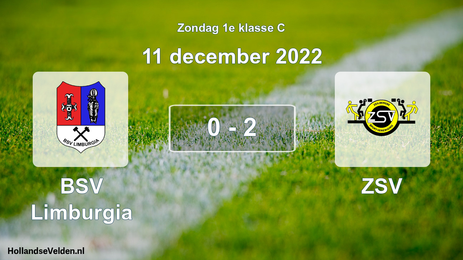 Total number of matches played: BSV Limburgia - ZSV 0 - 2 (11 December 2022)