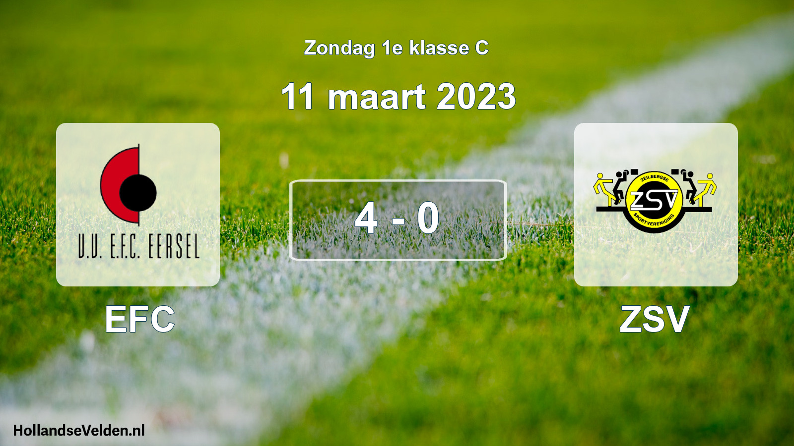 Total number of matches played: EFC - ZSV 4 - 0 (11 March 2023)