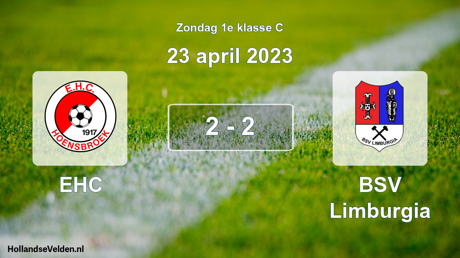 Total number of matches played: EHC - BSV Limburgia 2 - 2 (23 April 2023)