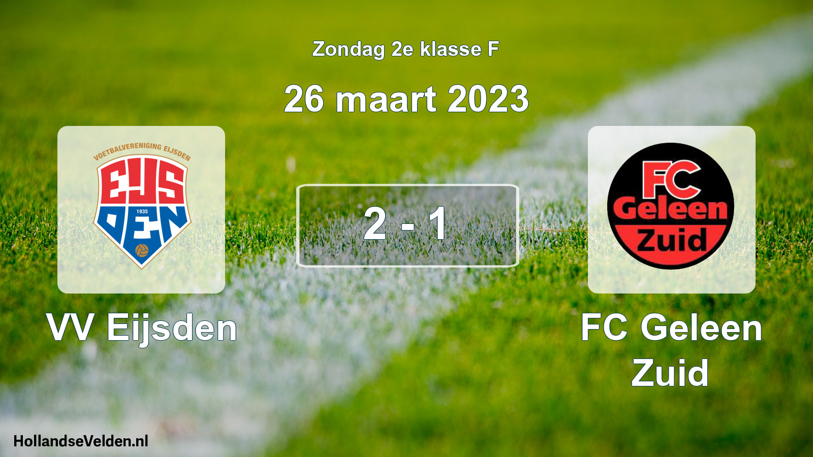 Total number of matches played: VV Eijsden - FC Geleen Zuid 2 - 1 (26 March 2023)