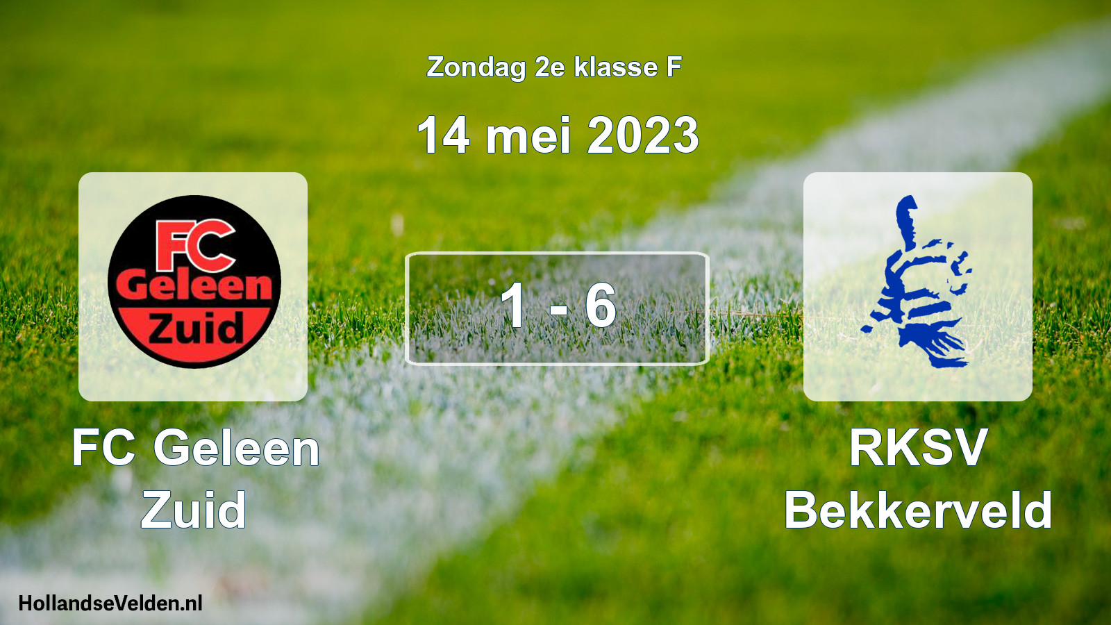 Total number of matches played: FC Geleen Zuid - RKSV Bekkerveld 1 - 6 (14 May 2023)