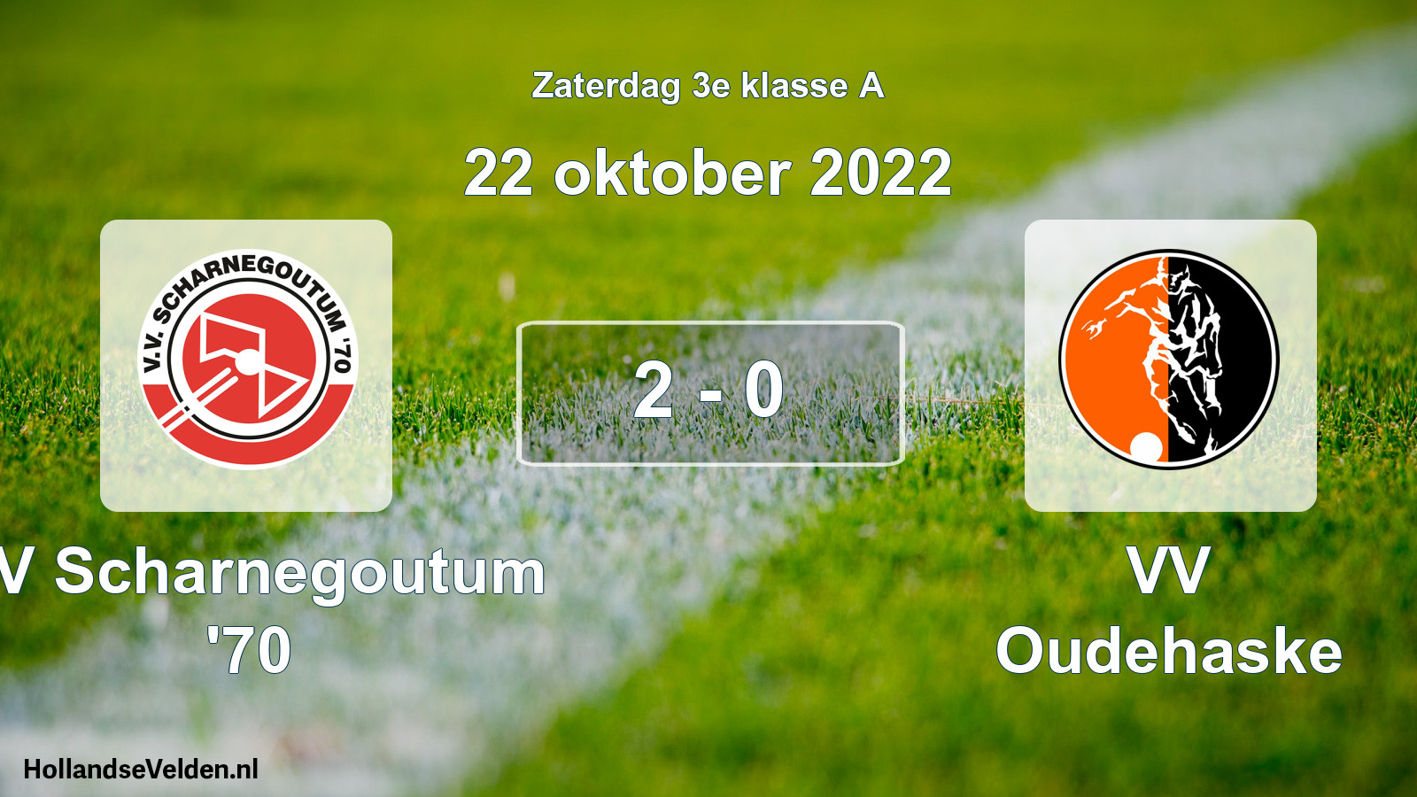 Total number of matches played: VV Scharnegoutum '70 - VV Oudehaske 2 - 0 (22 October 2022)