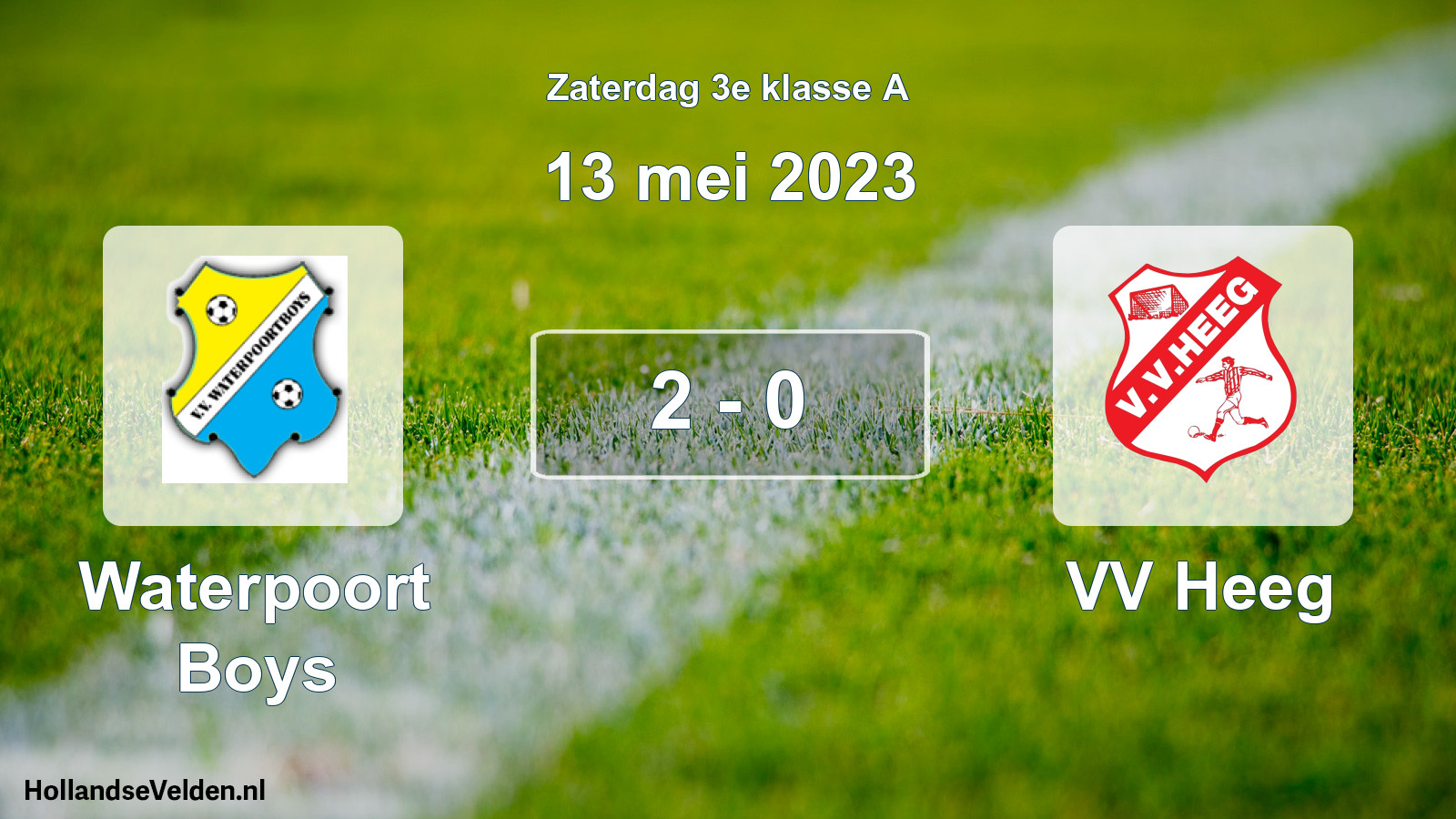 Total number of matches played: Waterpoort Boys - VV Heeg 2 - 0 (13 May 2023)