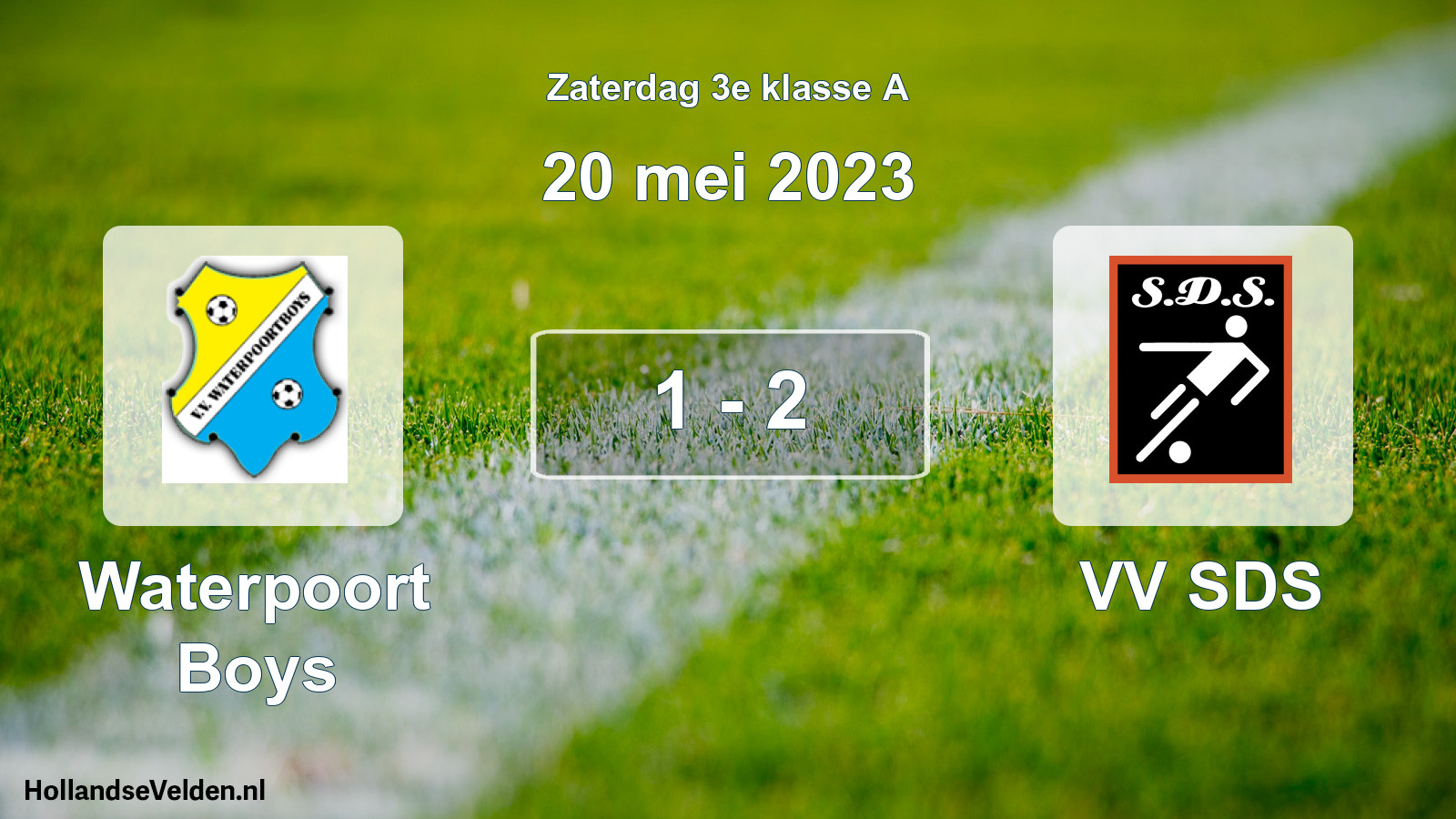 Total number of matches played: Waterpoort Boys - VV SDS 1 - 2 (20 May 2023)