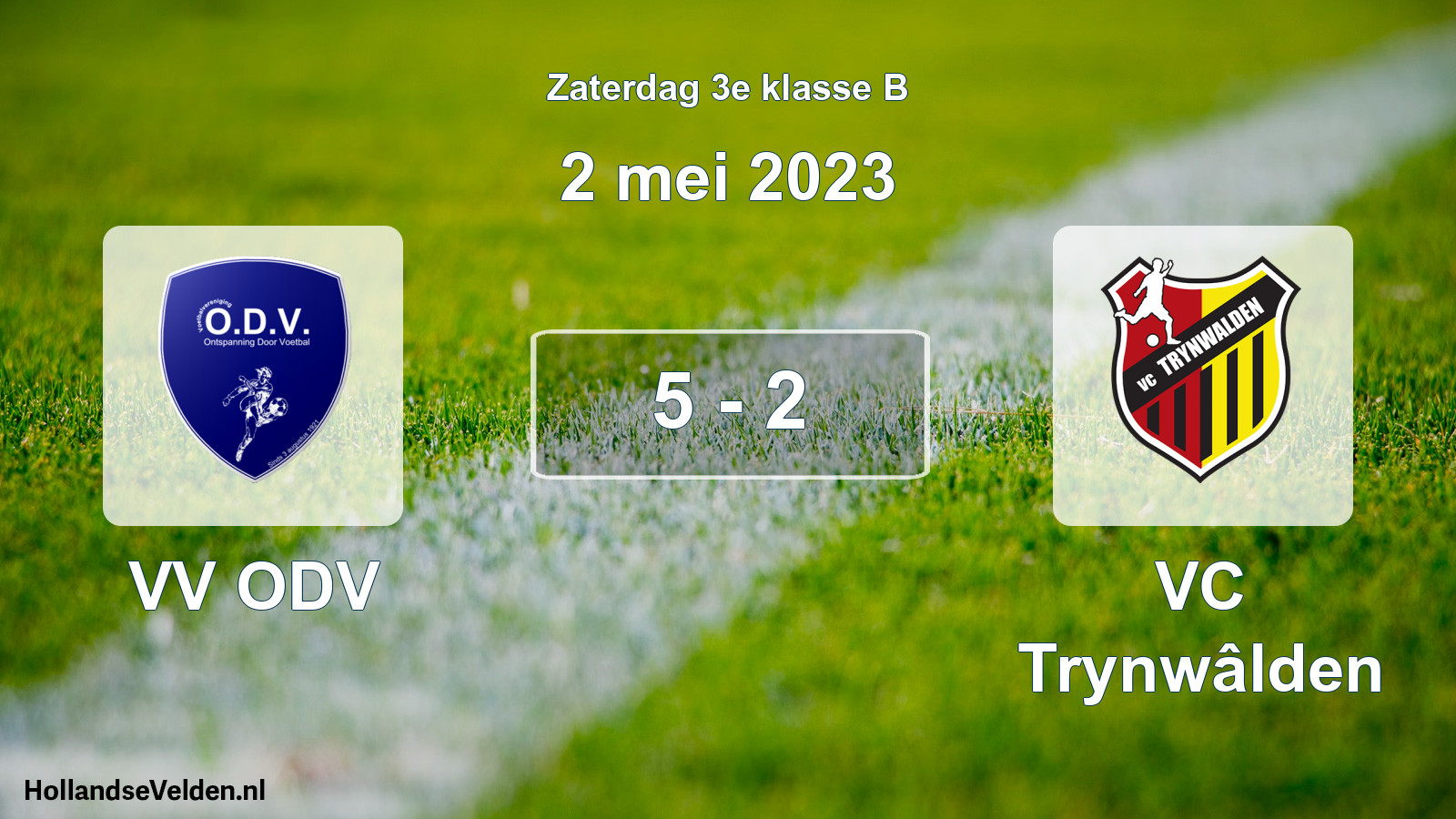 Total number of matches played: VV ODV - VC Trynwâlden 5 - 2 (2 May 2023)
