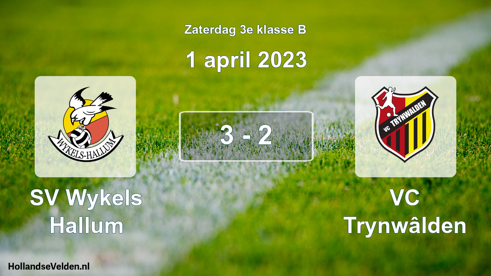 Total number of matches played: SV Wykels Hallum - VC Trynwâlden 3 - 2 (1 April 2023)