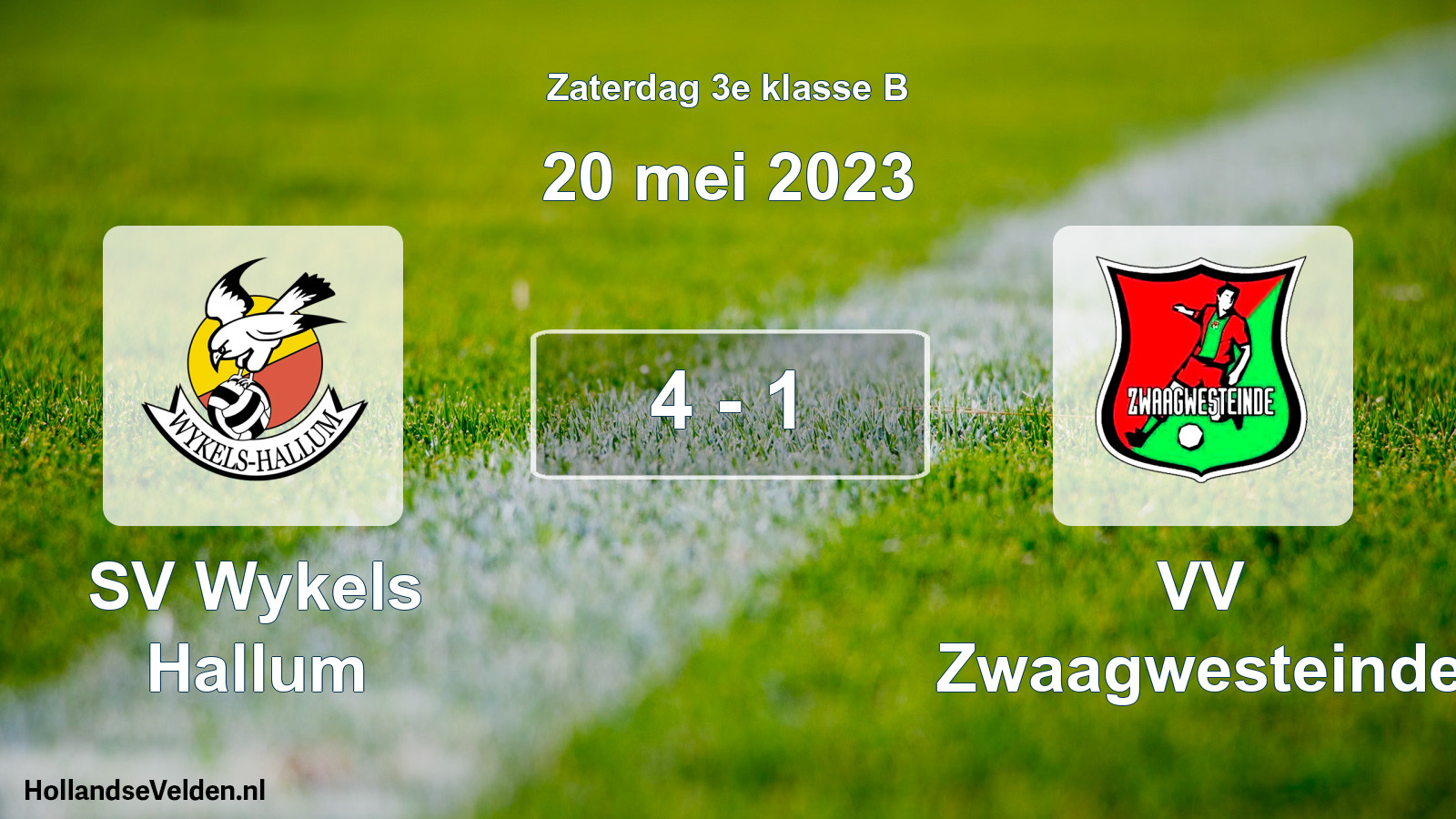 Total number of matches played: SV Wykels Hallum - VV Zwaagwesteinde 4 - 1 (20 May 2023)