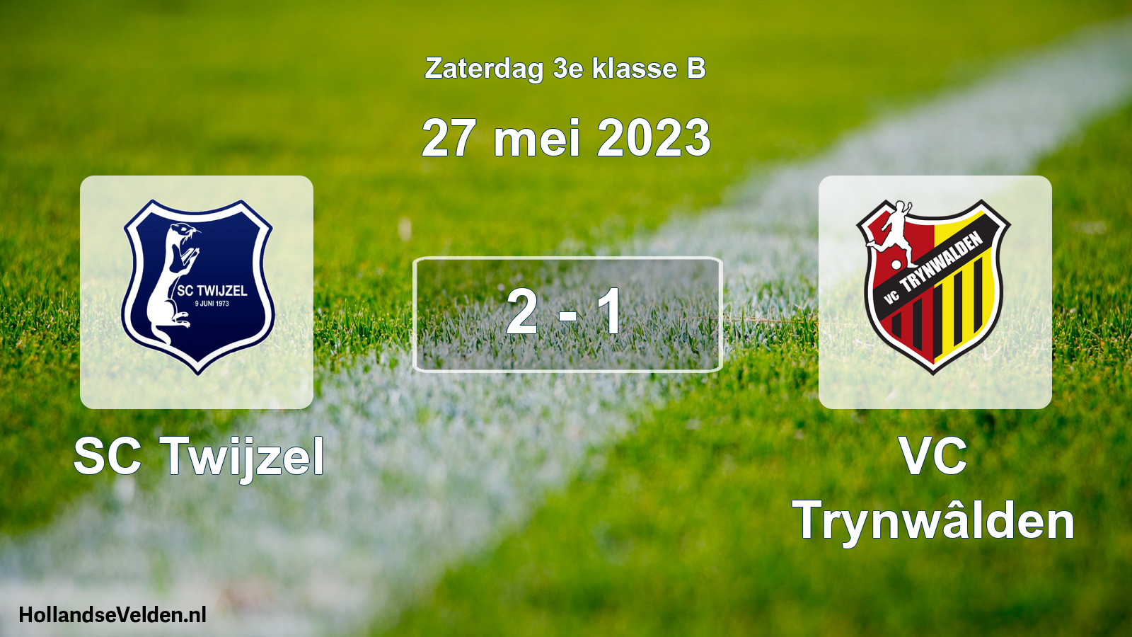 Total number of matches played: SC Twijzel - VC Trynwâlden 2 - 1 (27 May 2023)