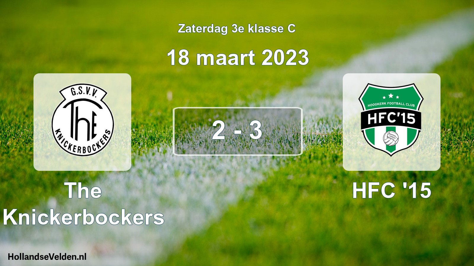 Total number of matches played: The Knickerbockers - HFC '15 2 - 3 (18 March 2023)