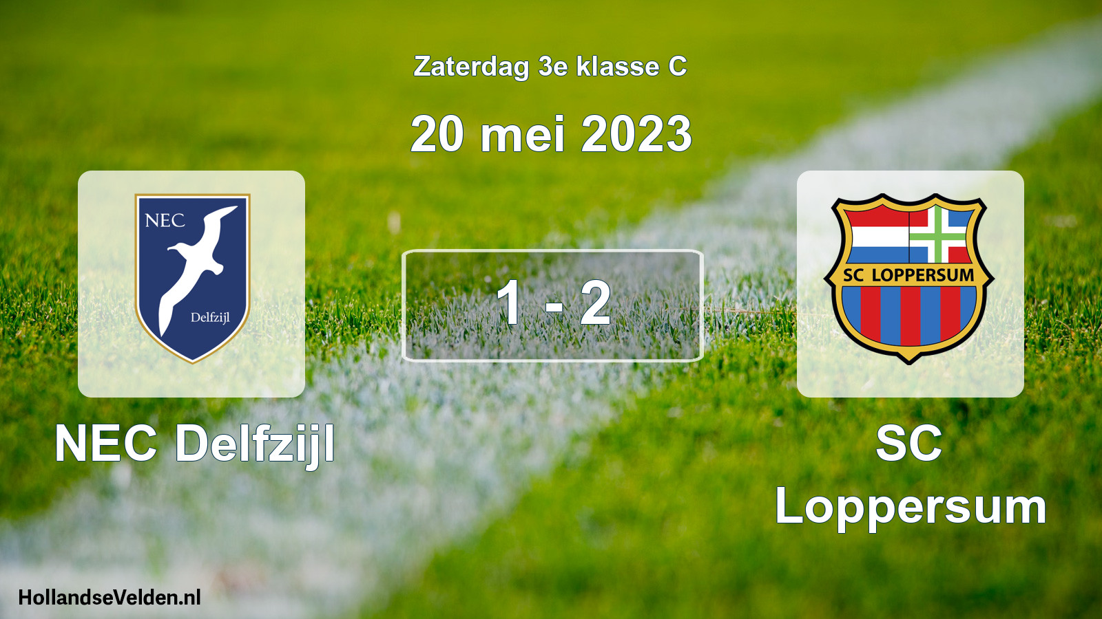 Total number of matches played: NEC Delfzijl - SC Loppersum 1 - 2 (20 May 2023)