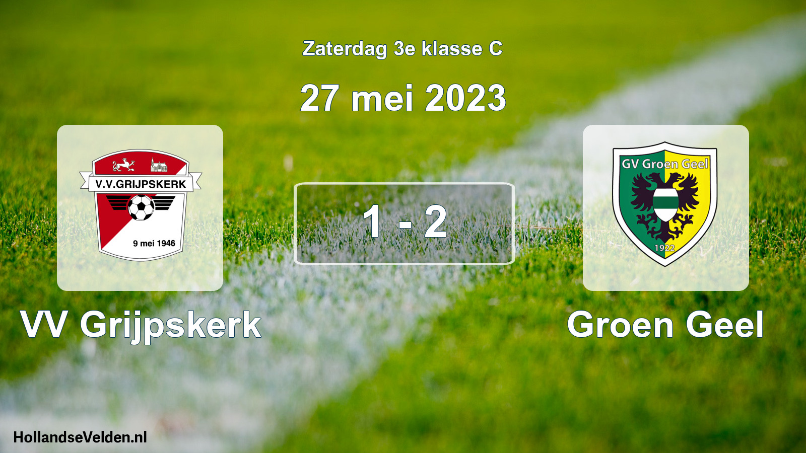 Total number of matches played: VV Grijpskerk - Groen Geel 1 - 2 (27 May 2023)