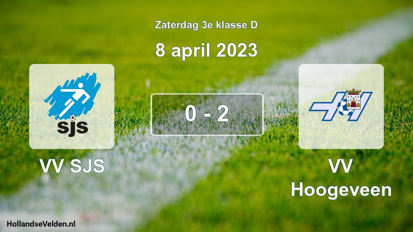 Total number of matches played: VV SJS - VV Hoogeveen 0 - 2 (8 April 2023)
