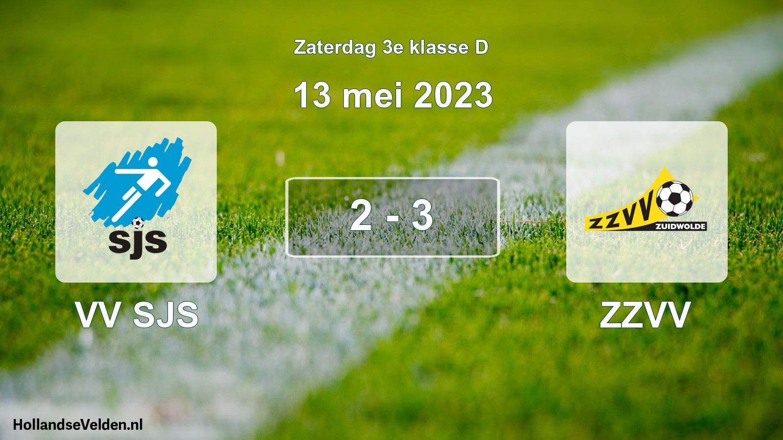 Total number of matches played: VV SJS - ZZVV 2 - 3 (13 May 2023)