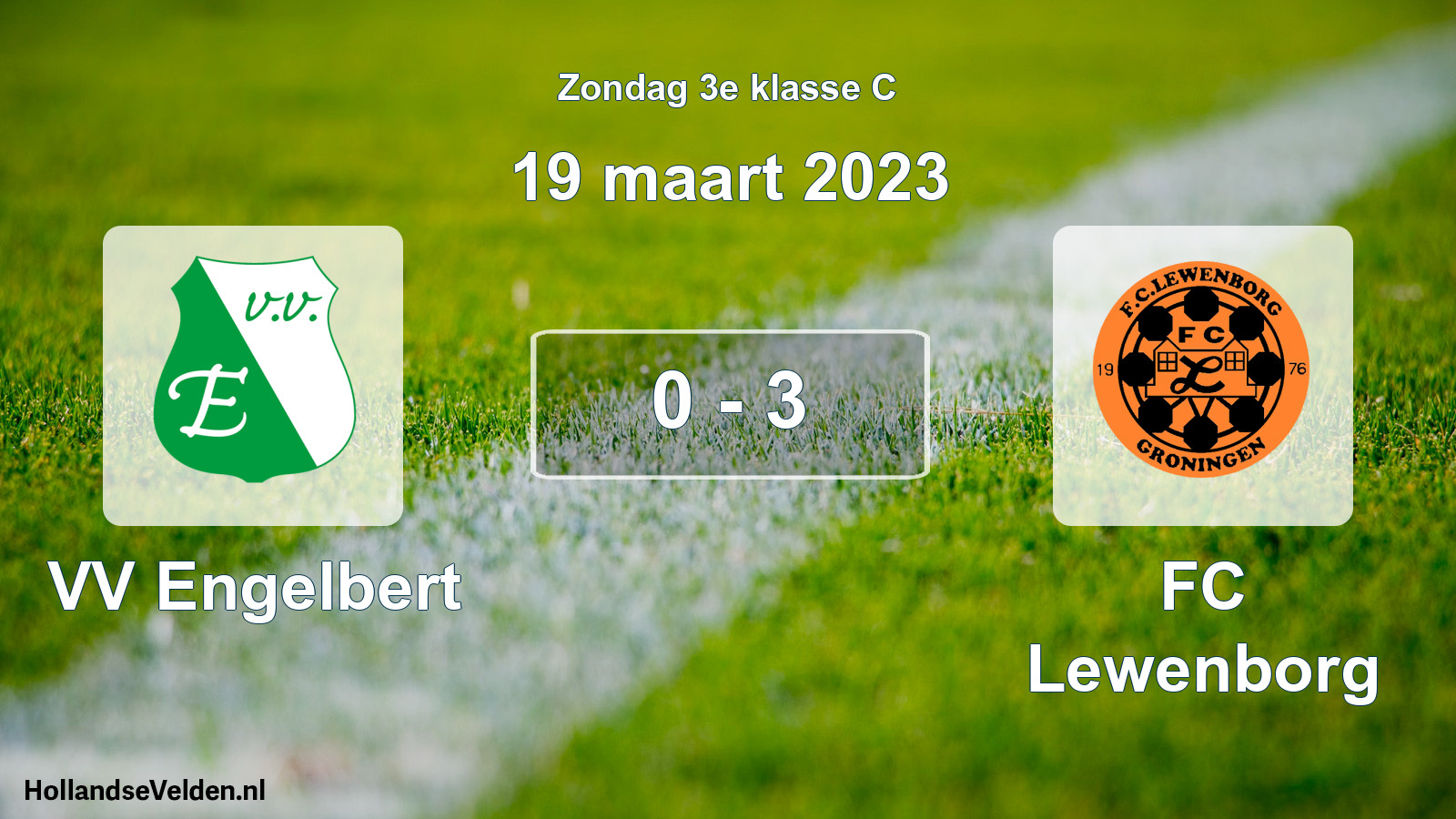 Total number of matches played: VV Engelbert - FC Lewenborg 0 - 3 (19 March 2023)