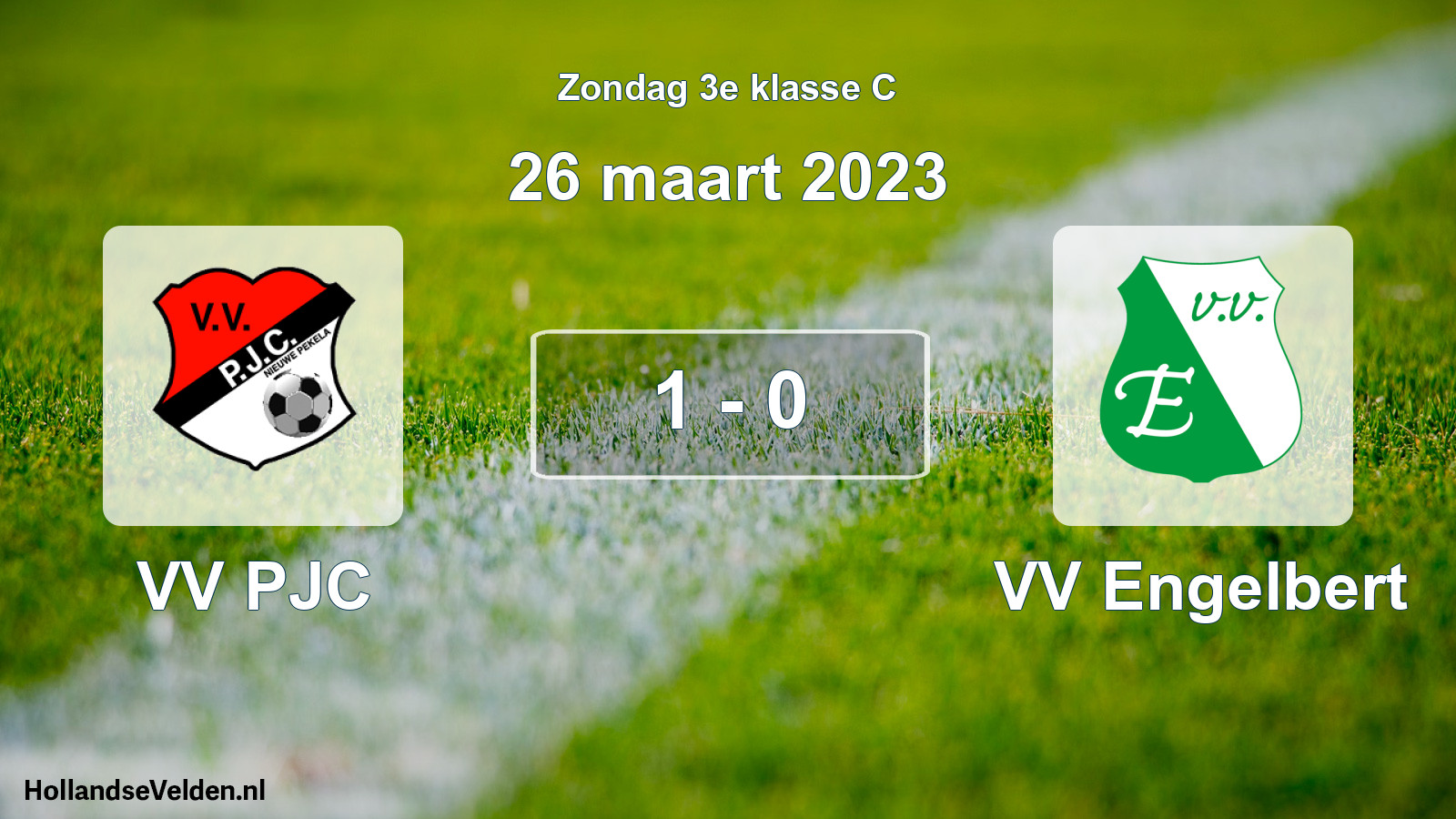 Total number of matches played: VV PJC - VV Engelbert 1 - 0 (26 March 2023)