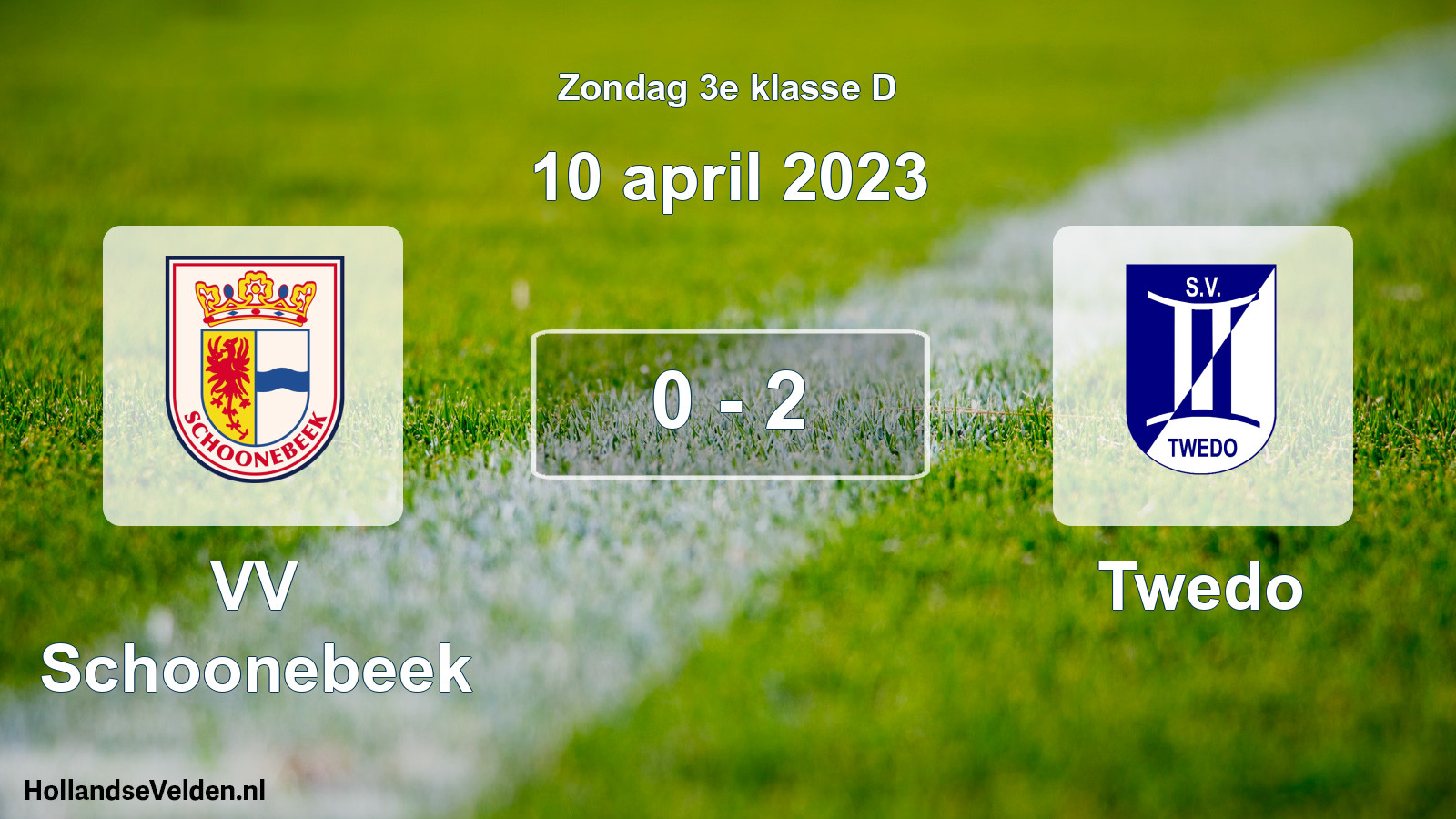 Total number of matches played: VV Schoonebeek - Twedo 0 - 2 (10 April 2023)