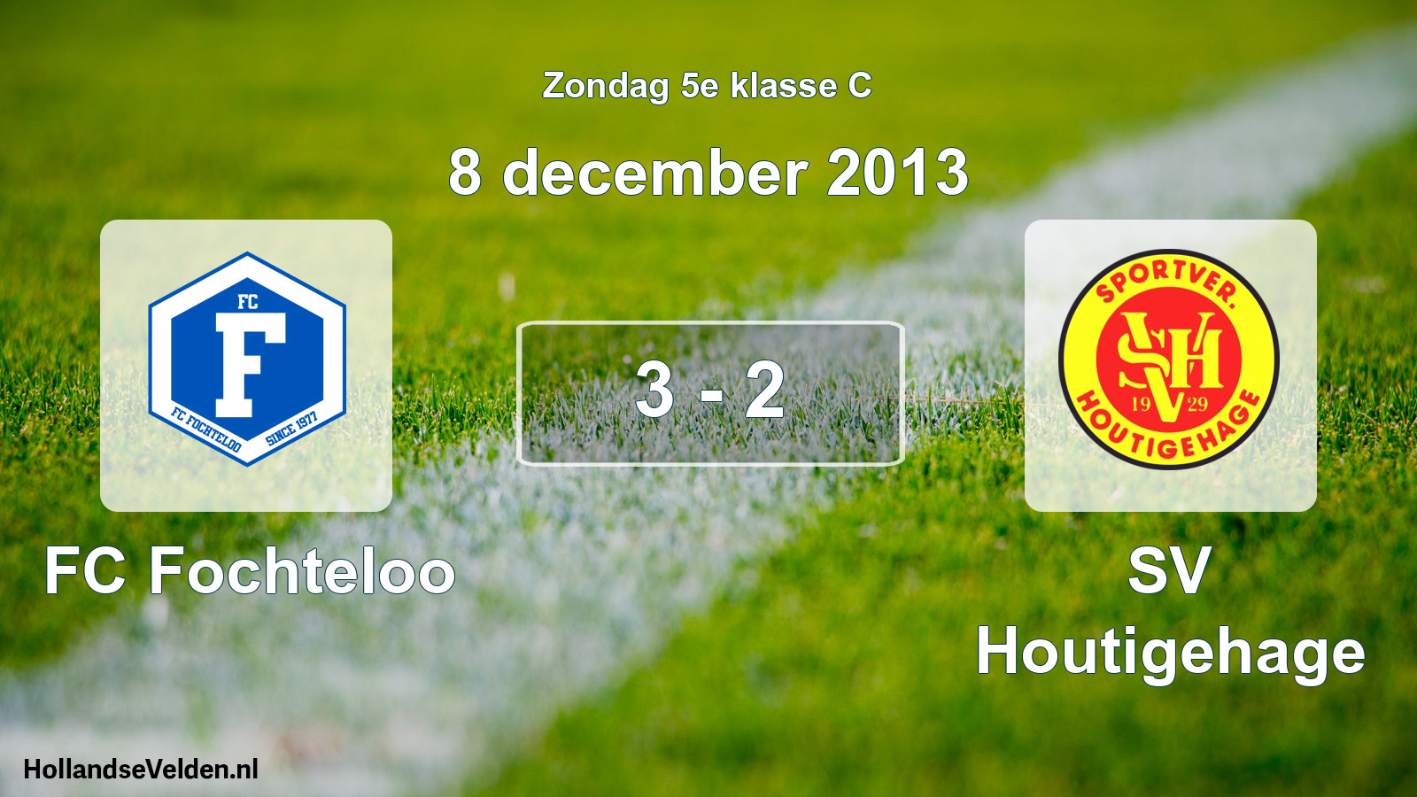 Total number of matches played: FC Fochteloo - SV Houtigehage 3 - 2 (8 December 2013)