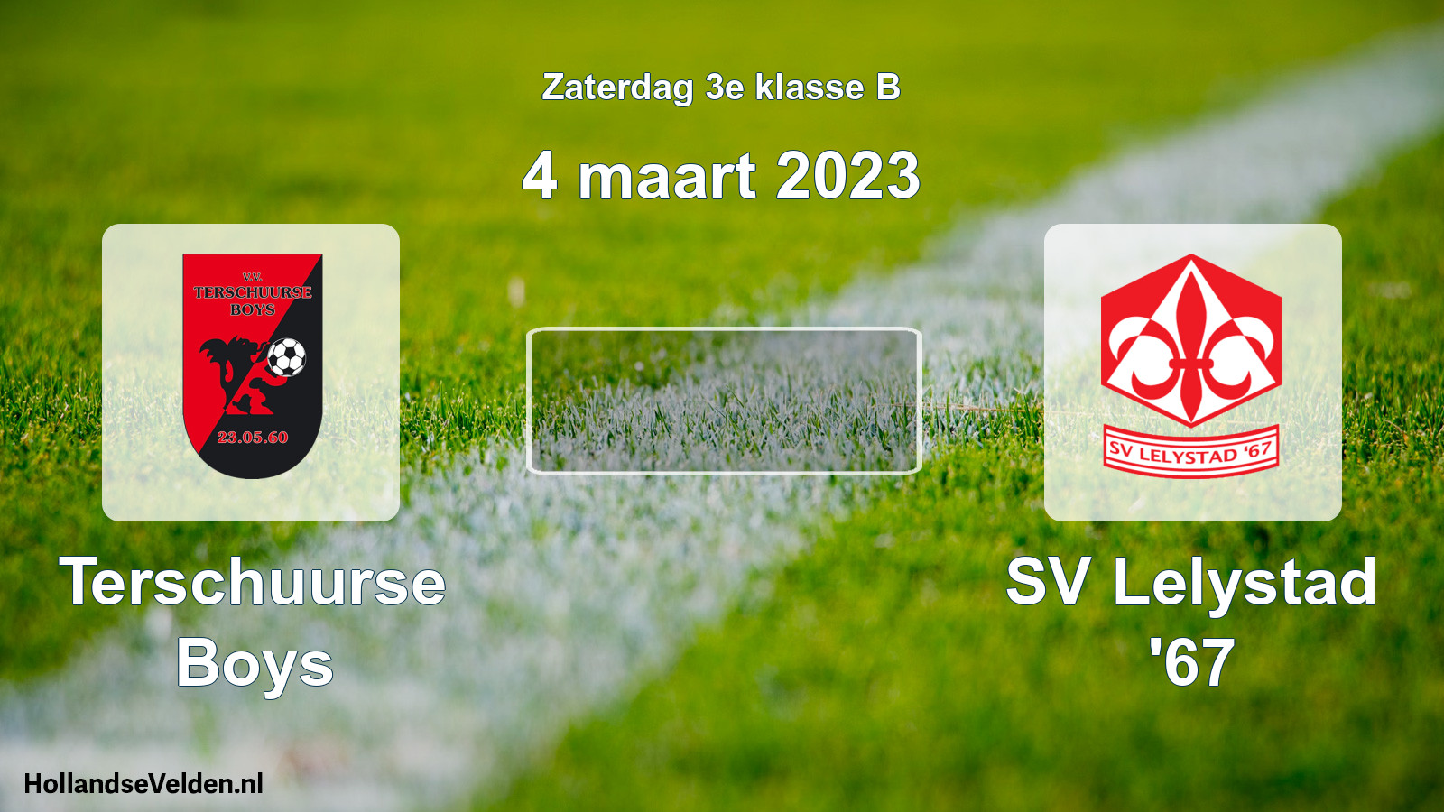 Scheduled Match: Terschuurse Boys - SV Lelystad '67 (4 March 2023)
