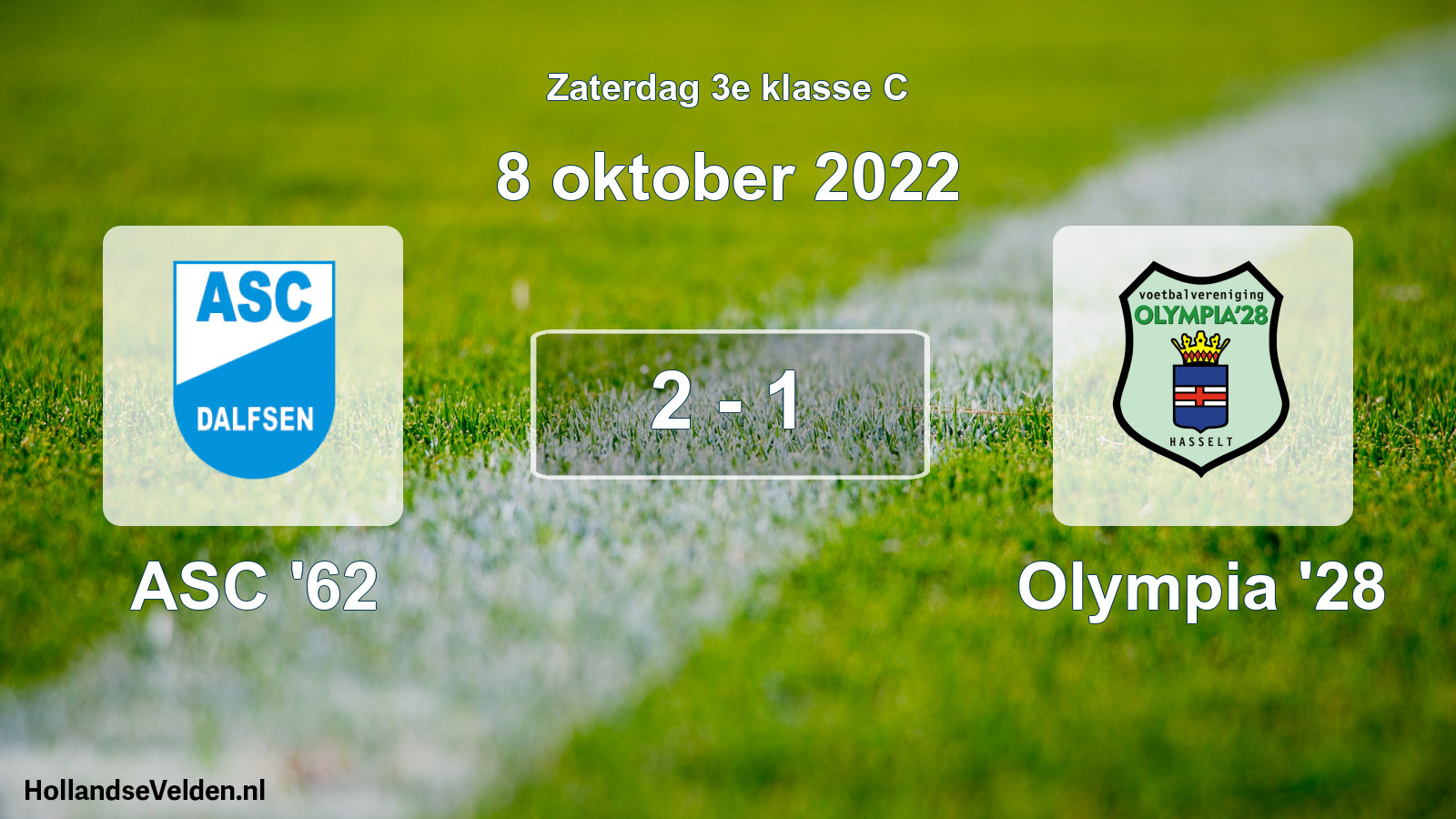 Total number of matches played: ASC '62 - Olympia '28 2 - 1 (8 October 2022)