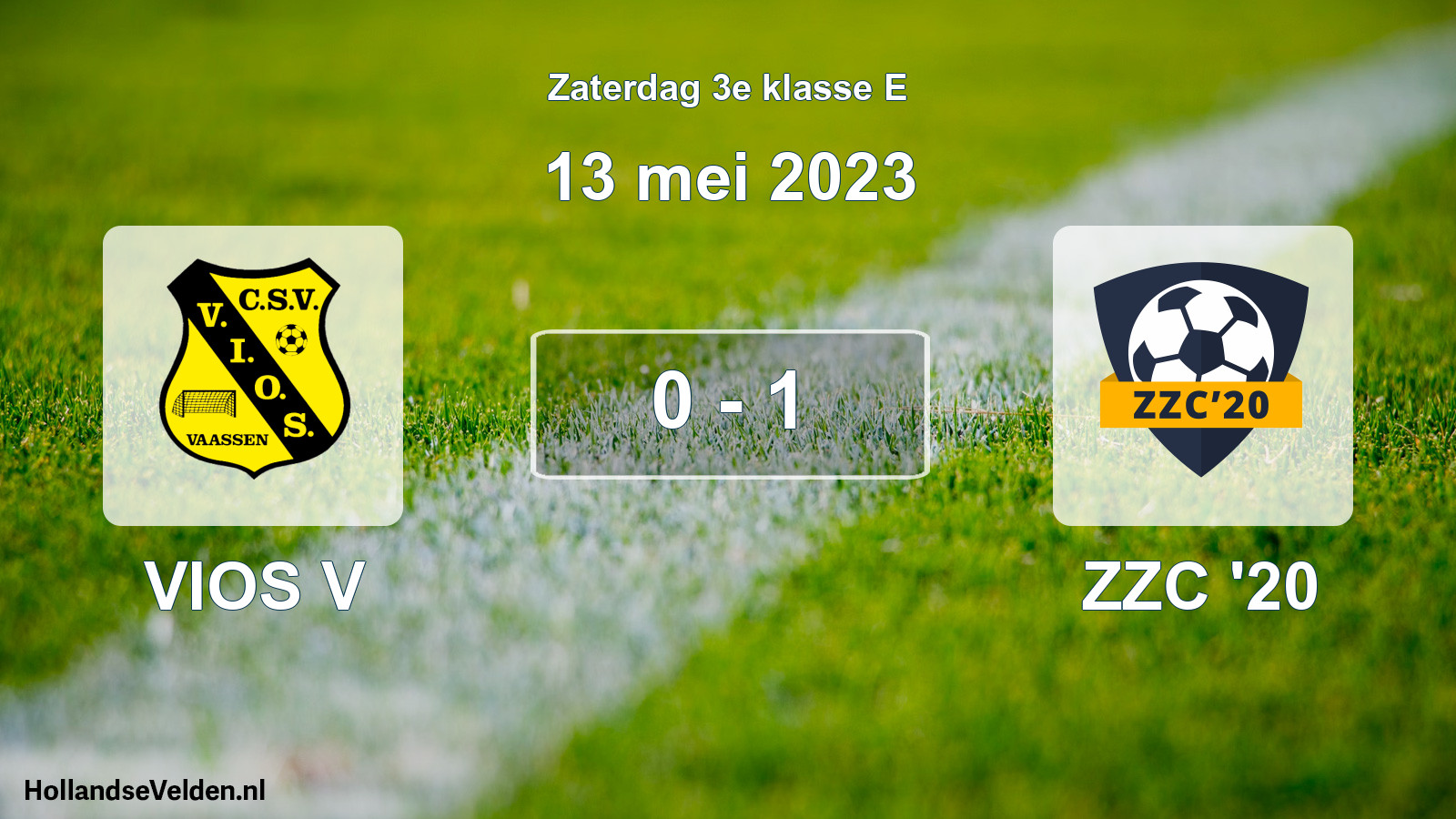 Total number of matches played: VIOS V - ZZC '20 0 - 1 (13 May 2023)