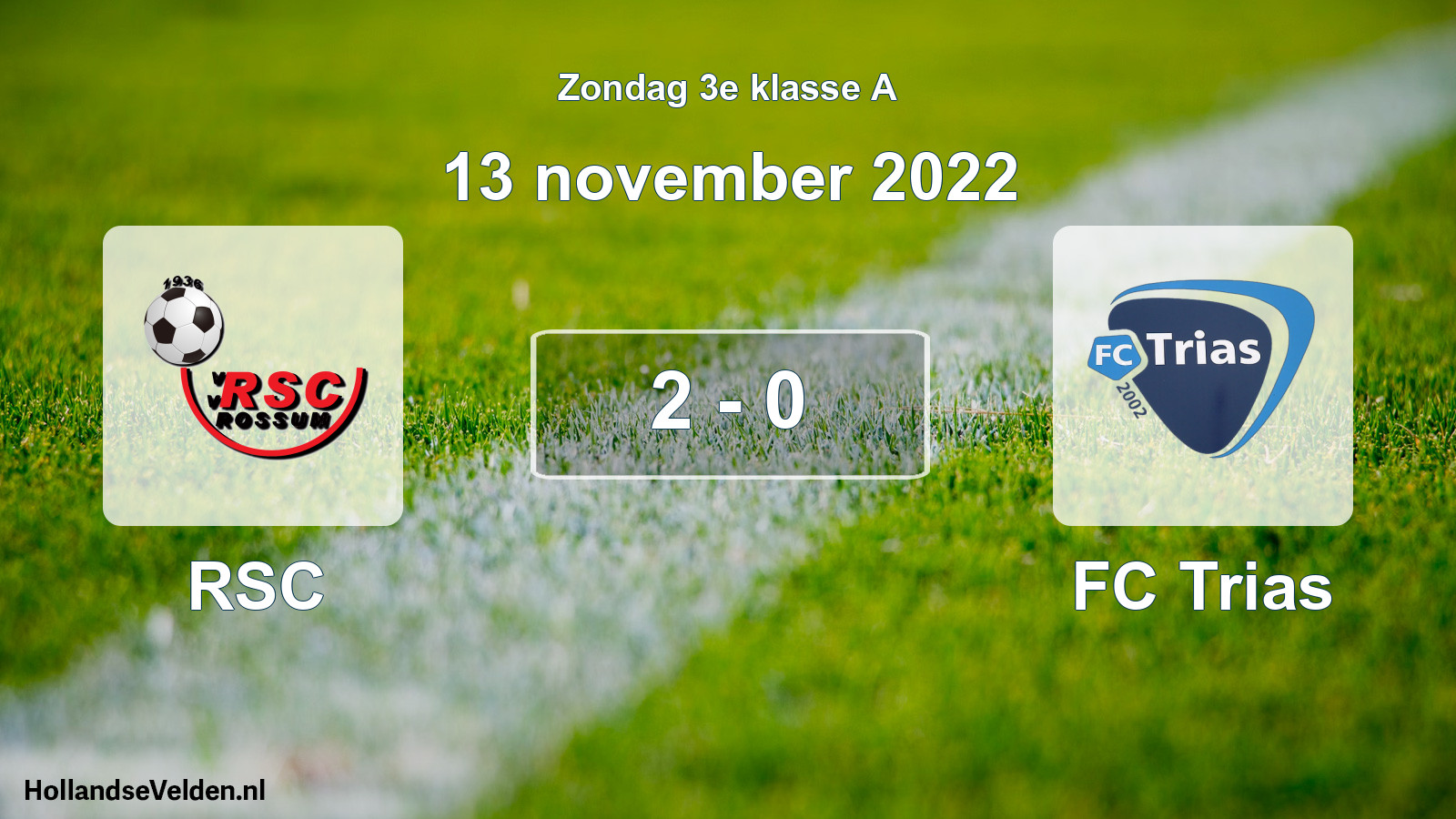 Total number of matches played: RSC - FC Trias 2 - 0 (13 November 2022)