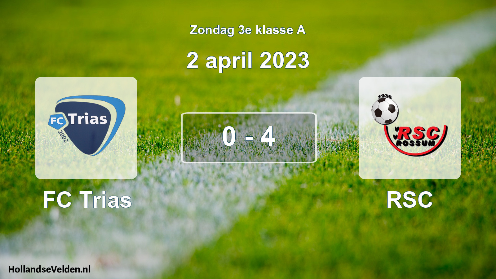 Total number of matches played: FC Trias - RSC 0 - 4 (2 April 2023)