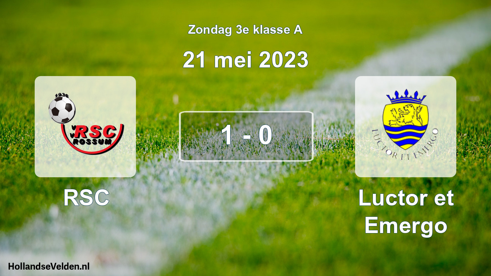 Total number of matches played: RSC - Luctor et Emergo 1 - 0 (21 May 2023)