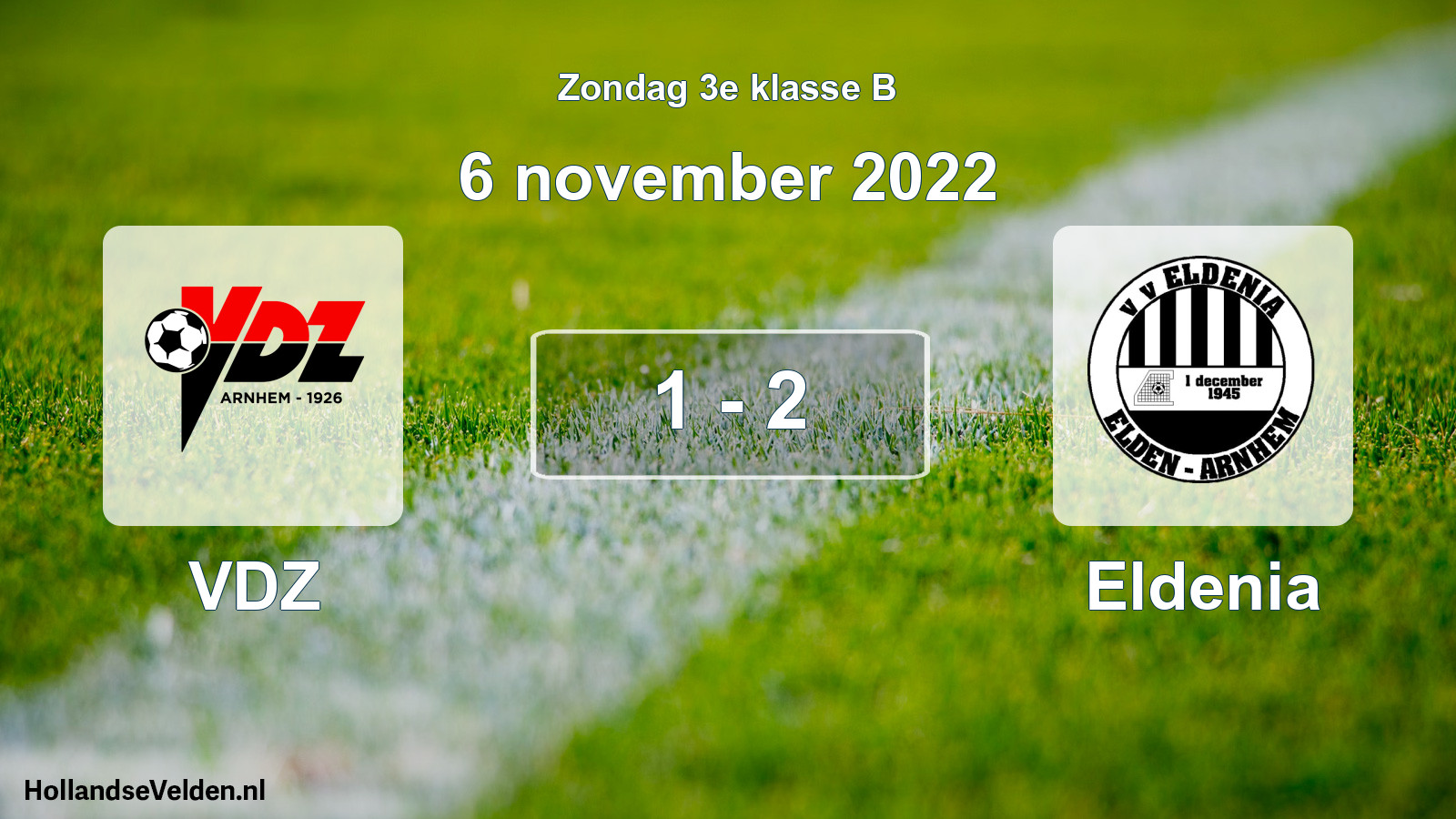 Total number of matches played: VDZ - Eldenia 1 - 2 (6 November 2022)